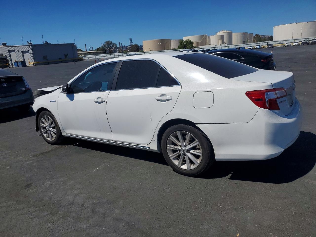 2013 Toyota Camry Hybrid Xle White vin: 4T1BD1FKXDU077612