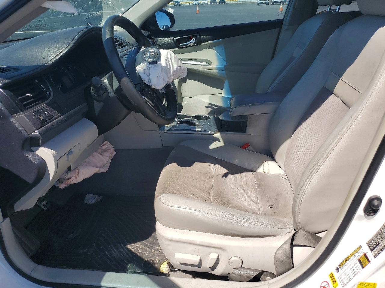 2013 Toyota Camry Hybrid Xle White vin: 4T1BD1FKXDU077612