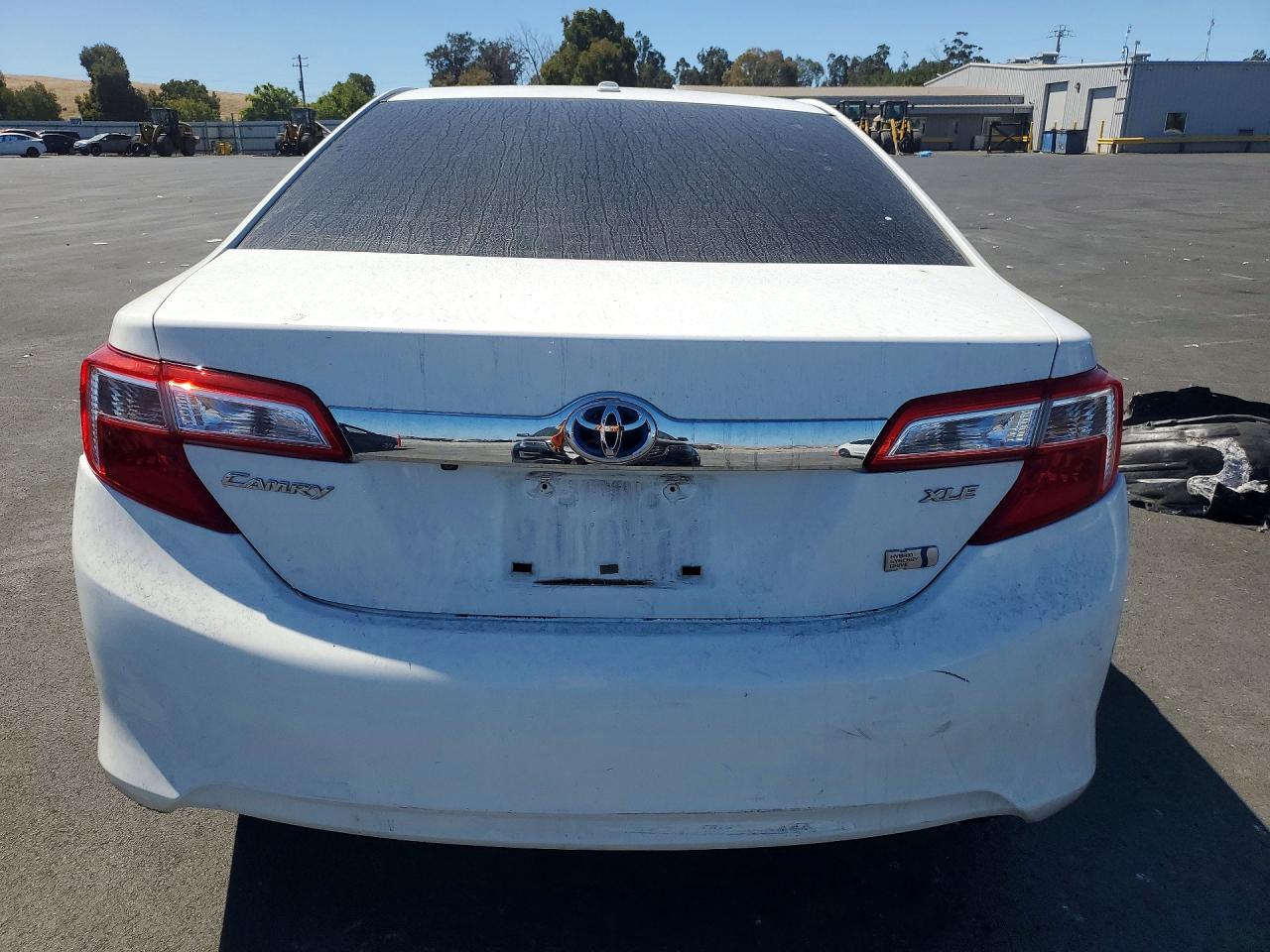 2013 Toyota Camry Hybrid Xle White vin: 4T1BD1FKXDU077612