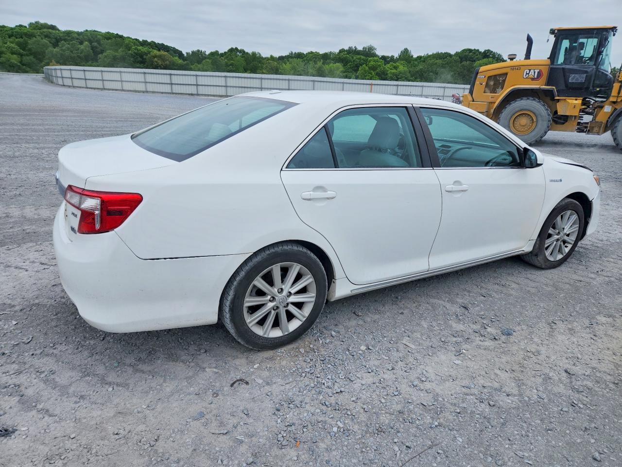 2013 Toyota Camry Hybrid Xle Белый vin: 4T1BD1FKXDU078601