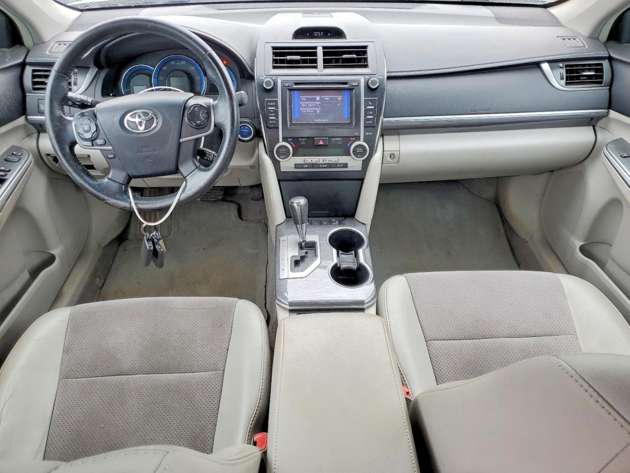 2013 Toyota Camry Hybrid Xle Белый vin: 4T1BD1FKXDU078601
