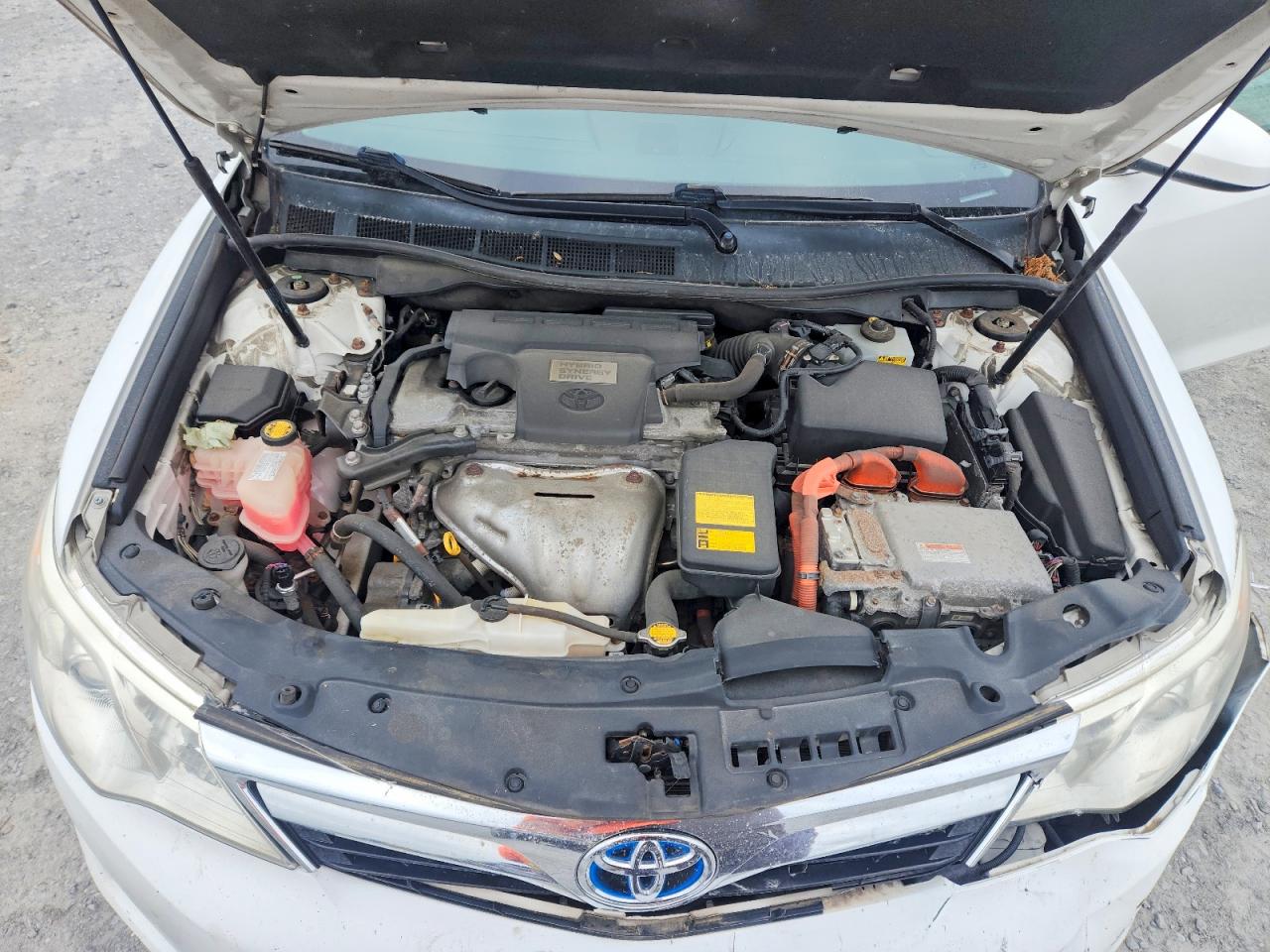 2013 Toyota Camry Hybrid Xle Белый vin: 4T1BD1FKXDU078601