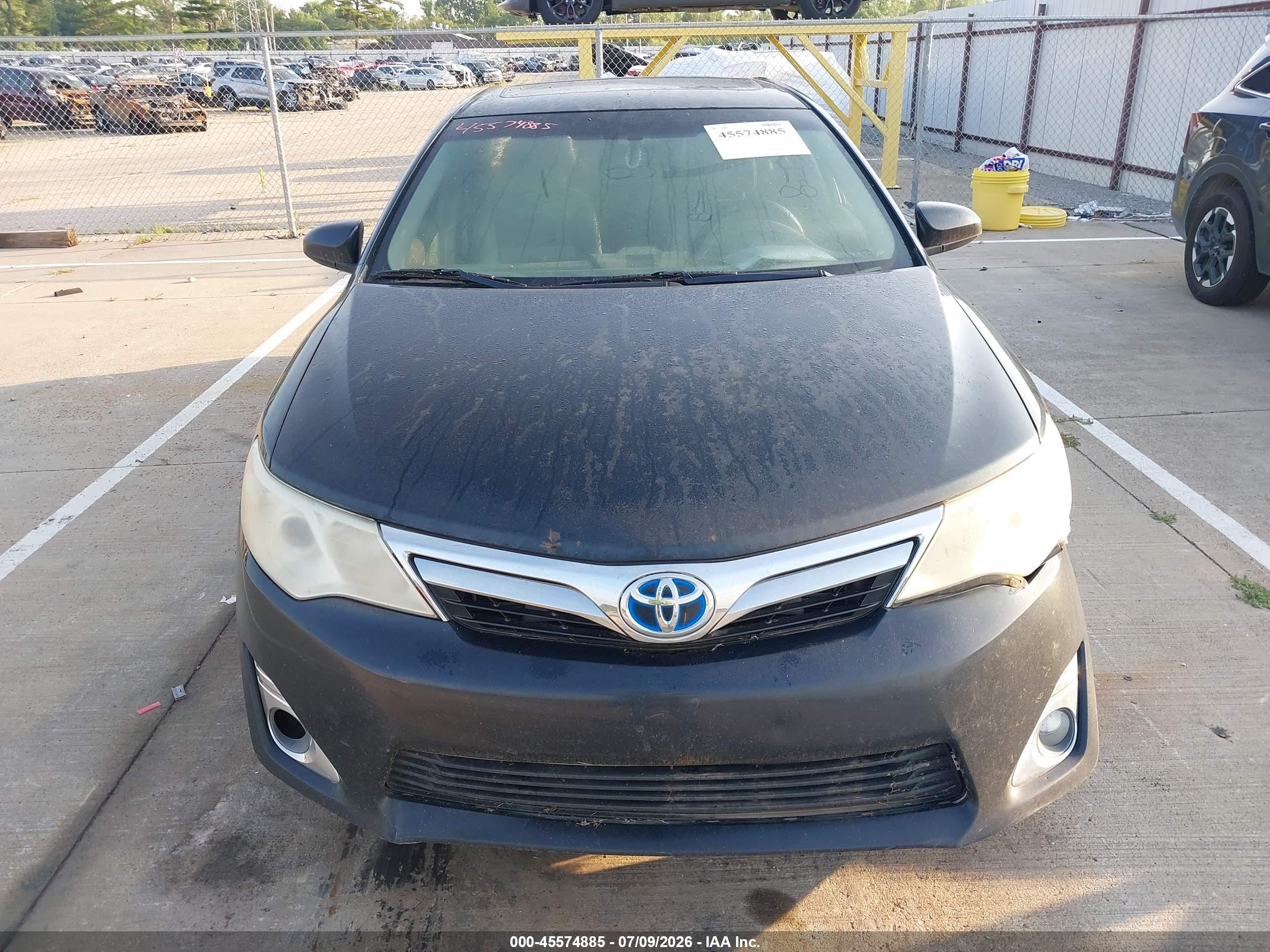 2013 Toyota Camry Hybrid Xle Gray vin: 4T1BD1FKXDU084589