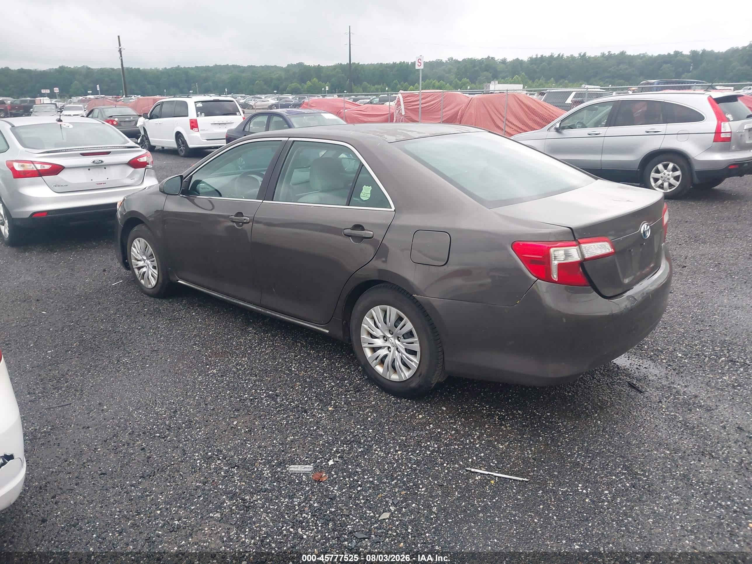 2013 Toyota Camry Hybrid Le Gray vin: 4T1BD1FKXDU085452
