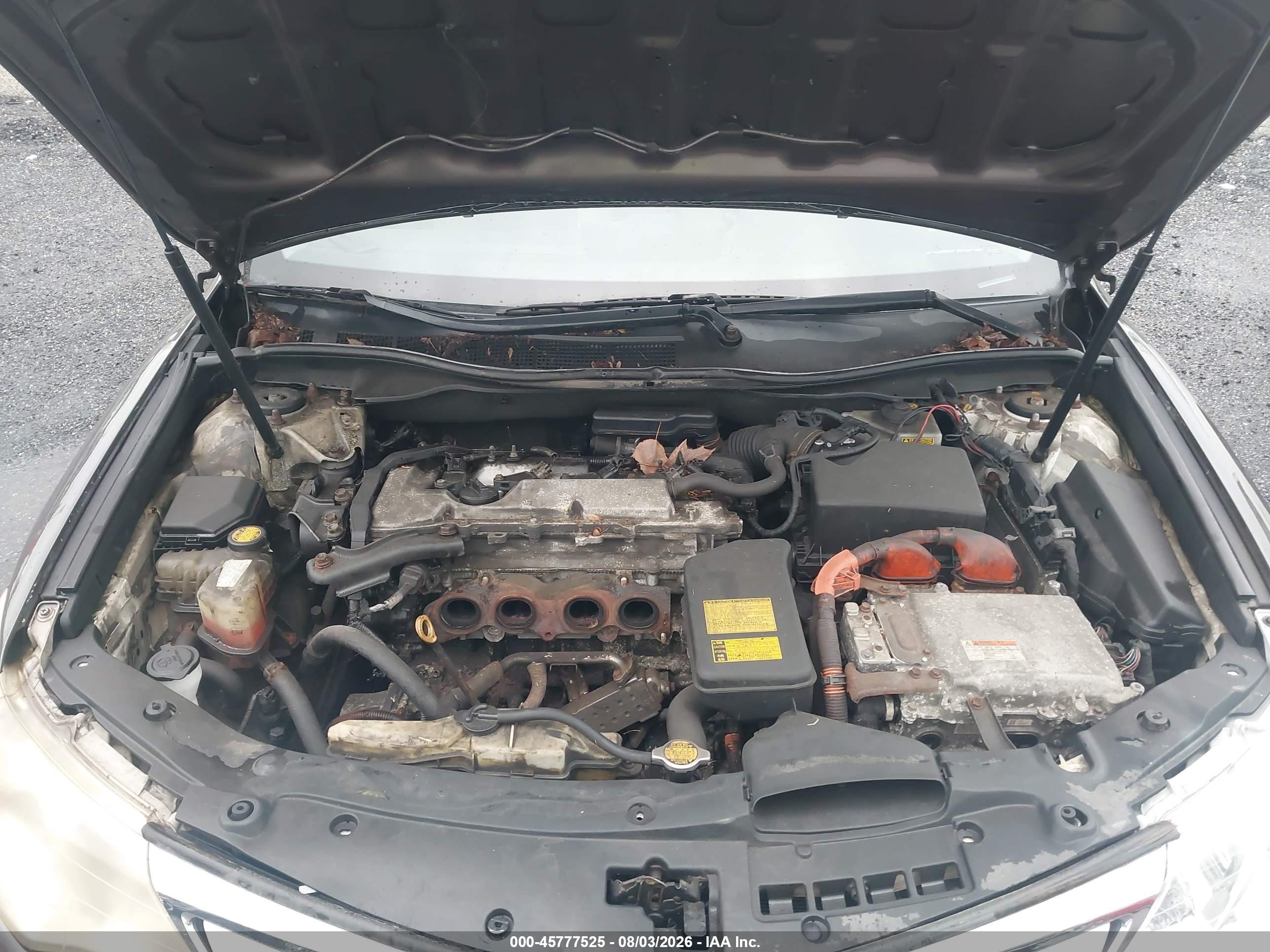 2013 Toyota Camry Hybrid Le Gray vin: 4T1BD1FKXDU085452
