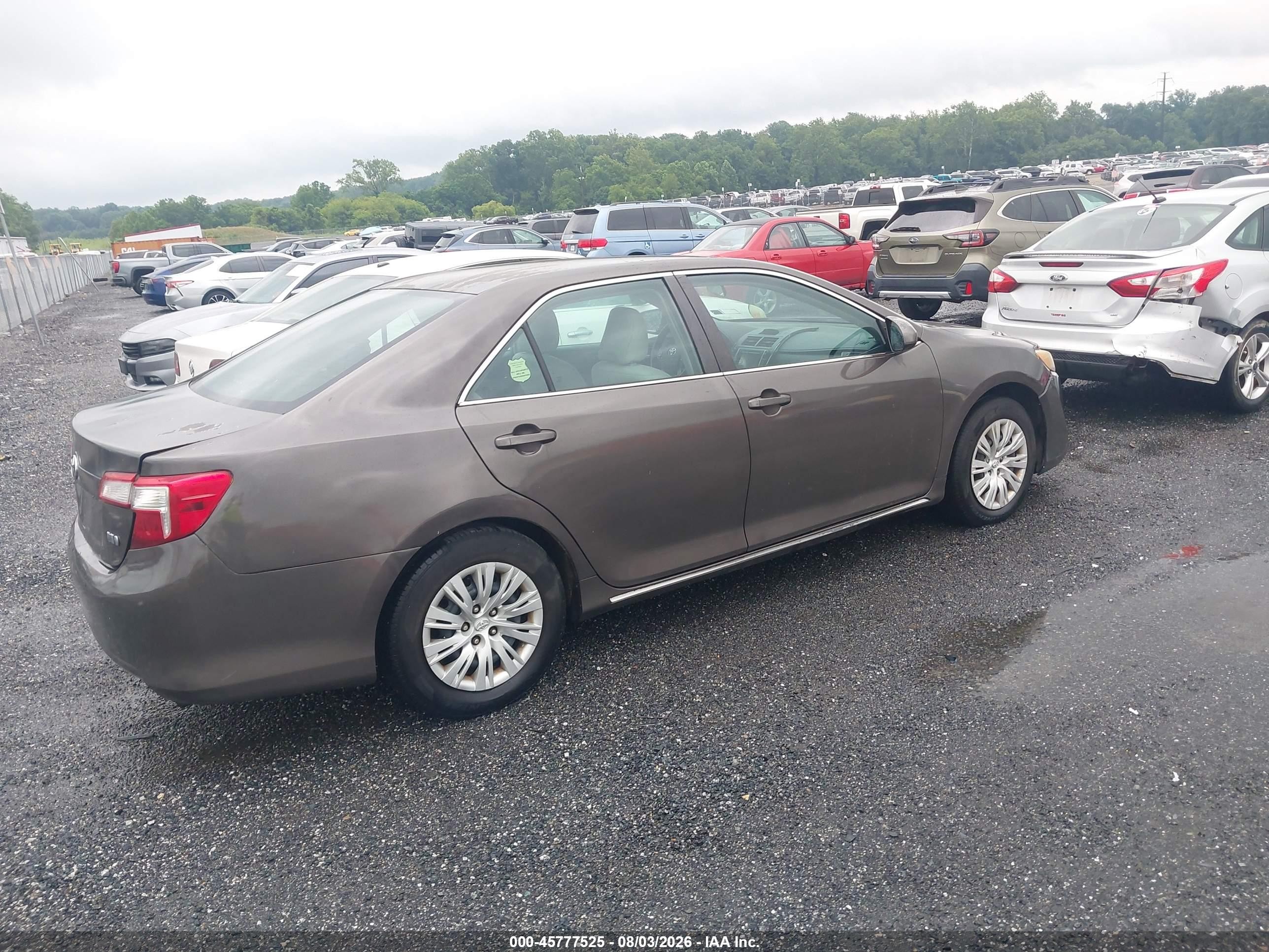 2013 Toyota Camry Hybrid Le Gray vin: 4T1BD1FKXDU085452