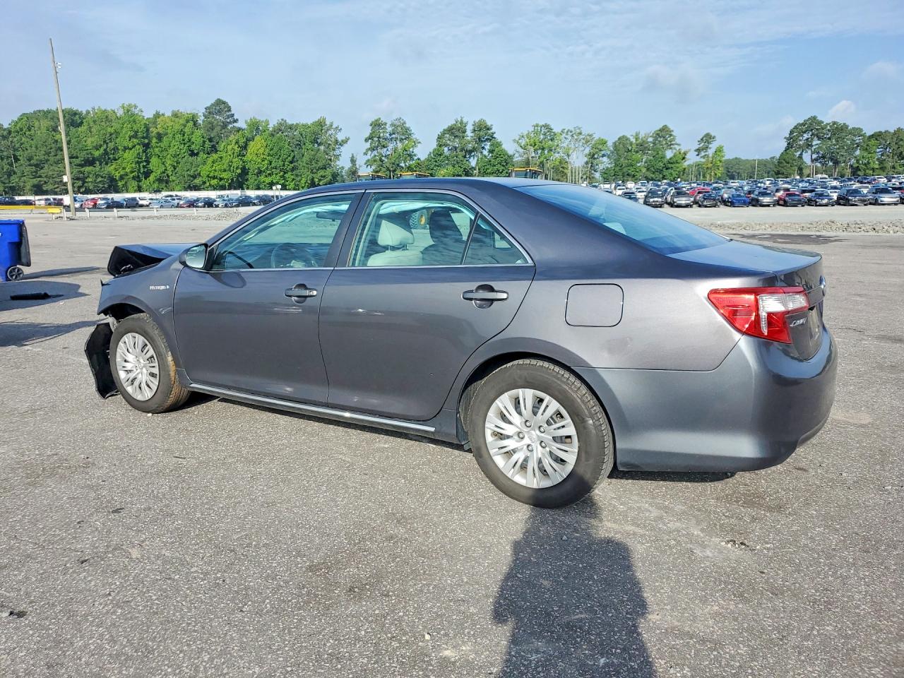 2013 Toyota Camry Hybrid Le Gray vin: 4T1BD1FKXDU087850