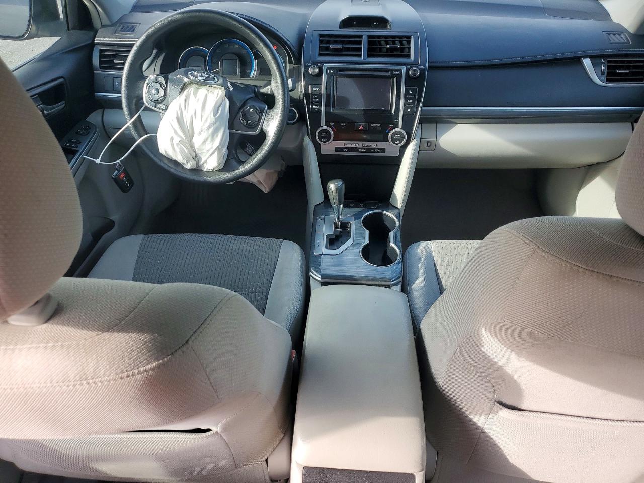 2013 Toyota Camry Hybrid Le Gray vin: 4T1BD1FKXDU087850