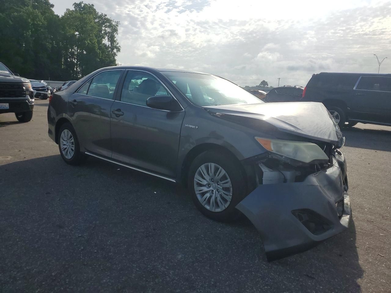2013 Toyota Camry Hybrid Le Gray vin: 4T1BD1FKXDU087850