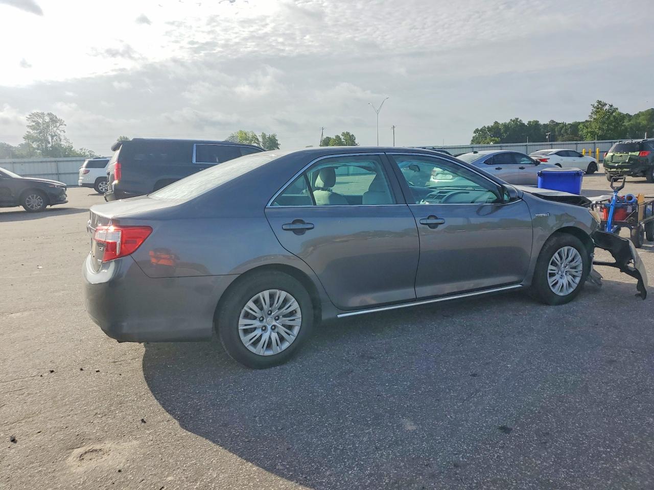 2013 Toyota Camry Hybrid Le Gray vin: 4T1BD1FKXDU087850