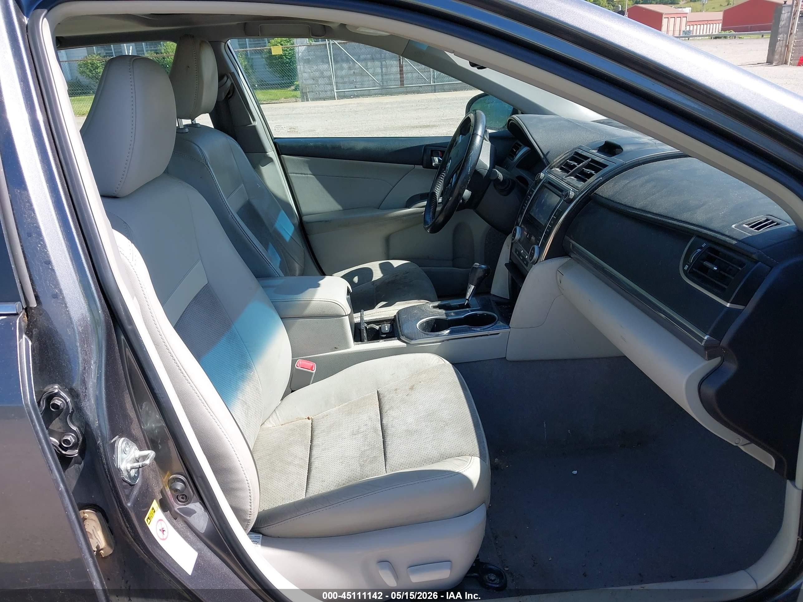 2013 Toyota Camry Hybrid Xle Gray vin: 4T1BD1FKXDU090599