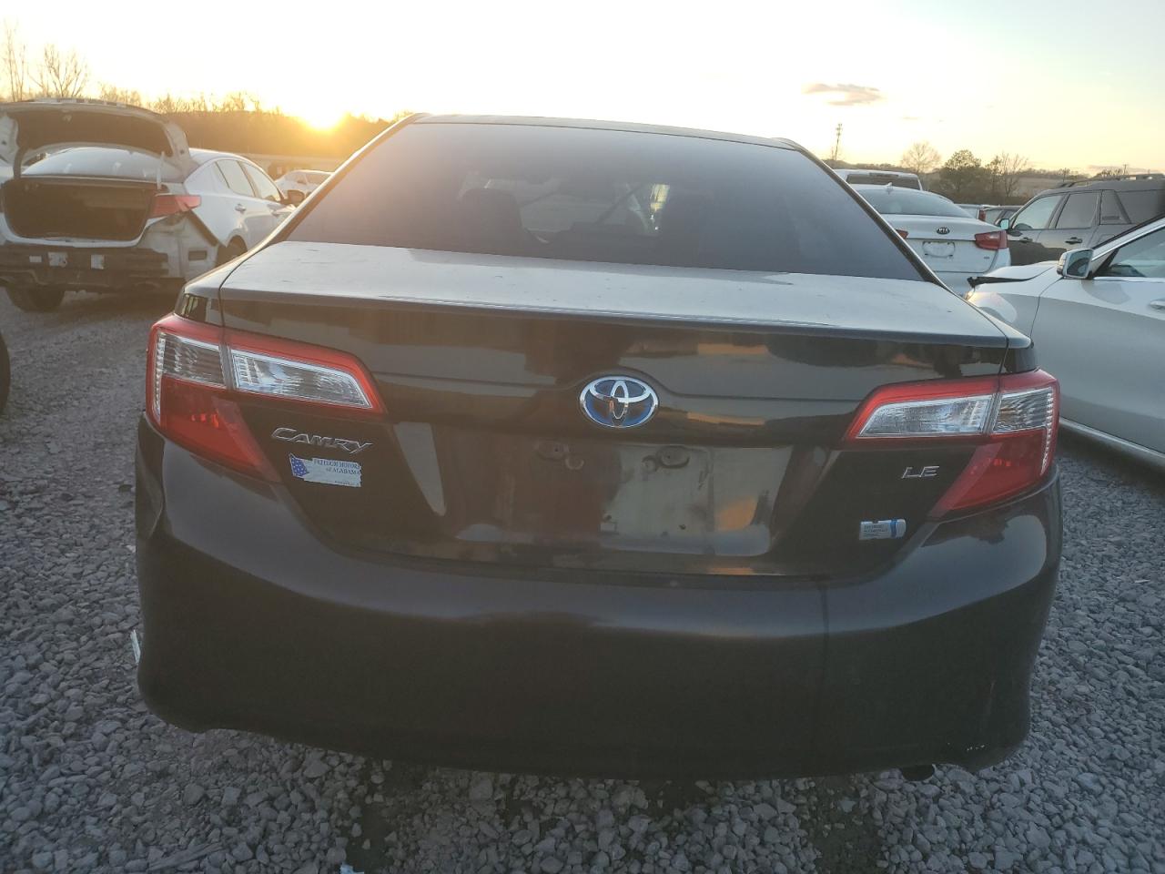 2013 Toyota Camry Hybrid Black vin: 4T1BD1FKXDU092448