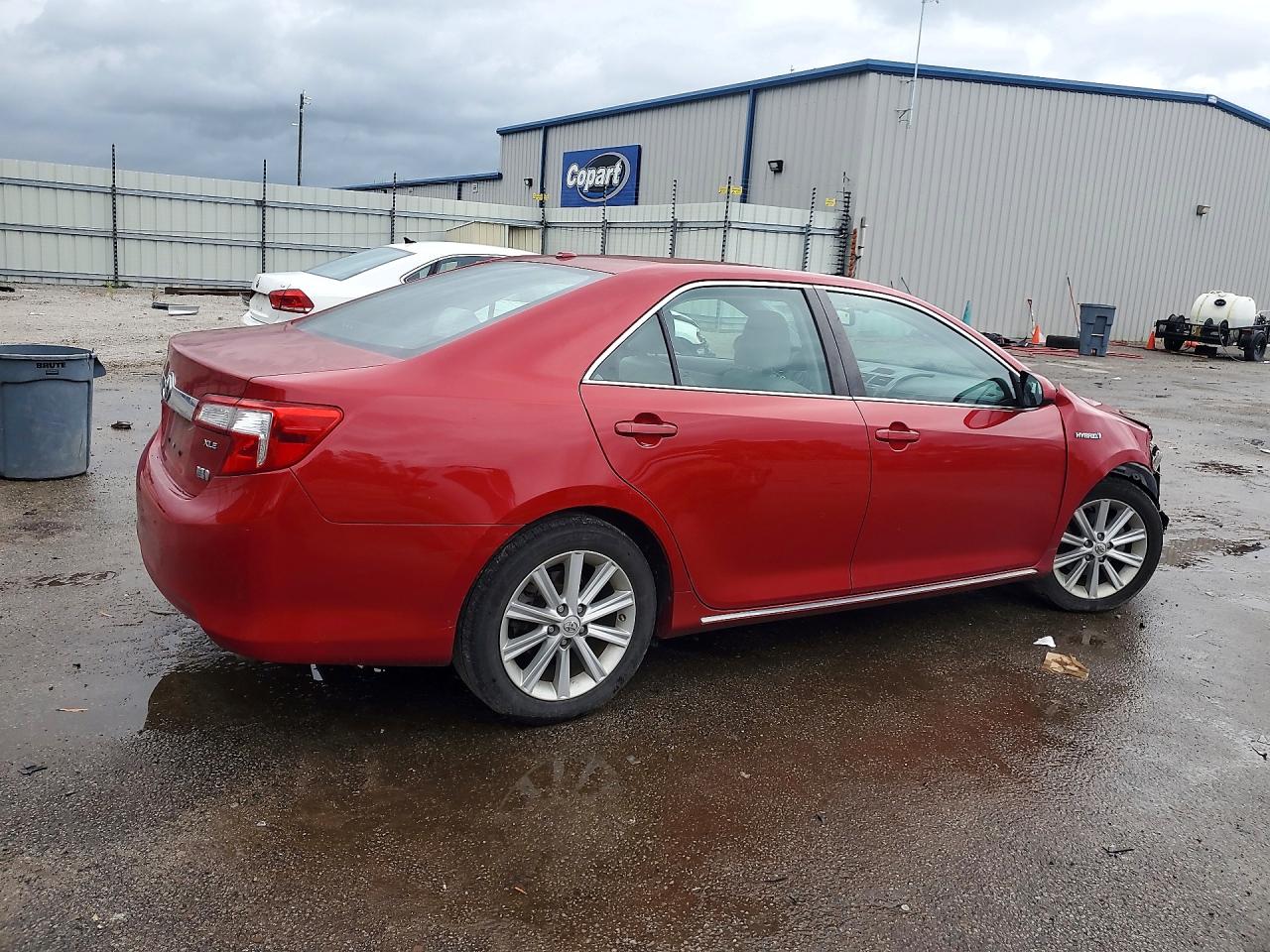 2014 Toyota Camry Hybrid Xle Red vin: 4T1BD1FKXEU112621