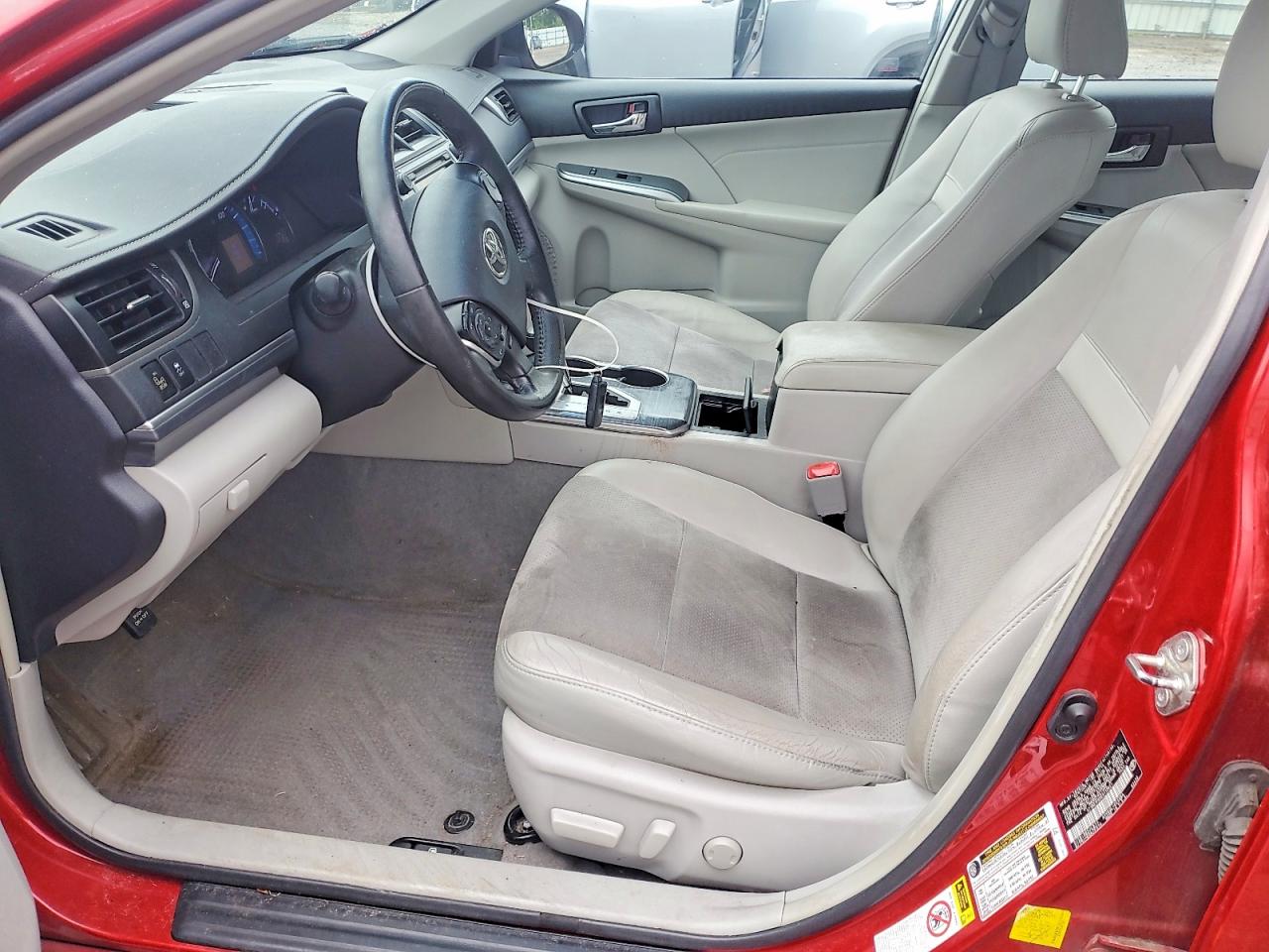 2014 Toyota Camry Hybrid Xle Red vin: 4T1BD1FKXEU112621