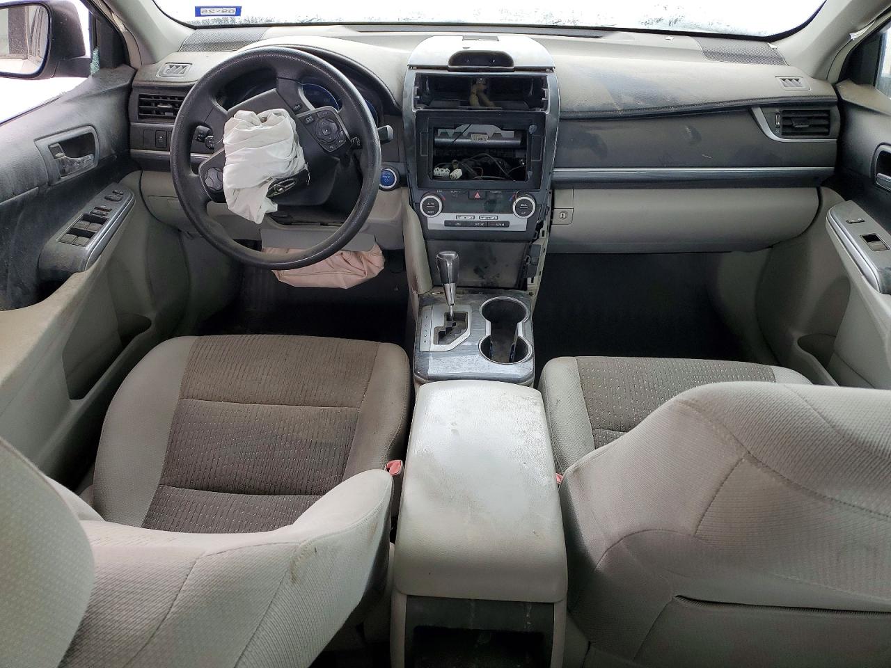 2014 Toyota Camry Hybrid Le Белый vin: 4T1BD1FKXEU122615