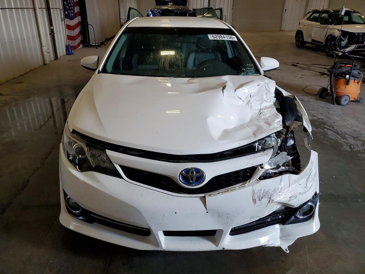 2014 Toyota Camry Hybrid Se White vin: 4T1BD1FKXEU127832