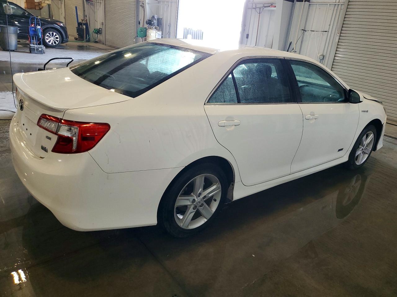 2014 Toyota Camry Hybrid Se White vin: 4T1BD1FKXEU127832