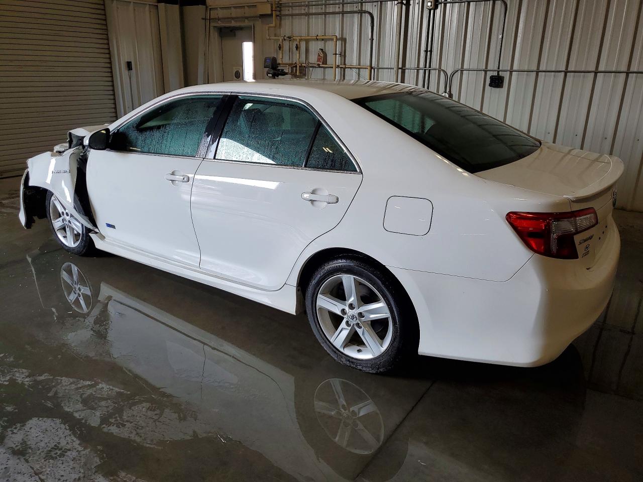 2014 Toyota Camry Hybrid Se White vin: 4T1BD1FKXEU127832
