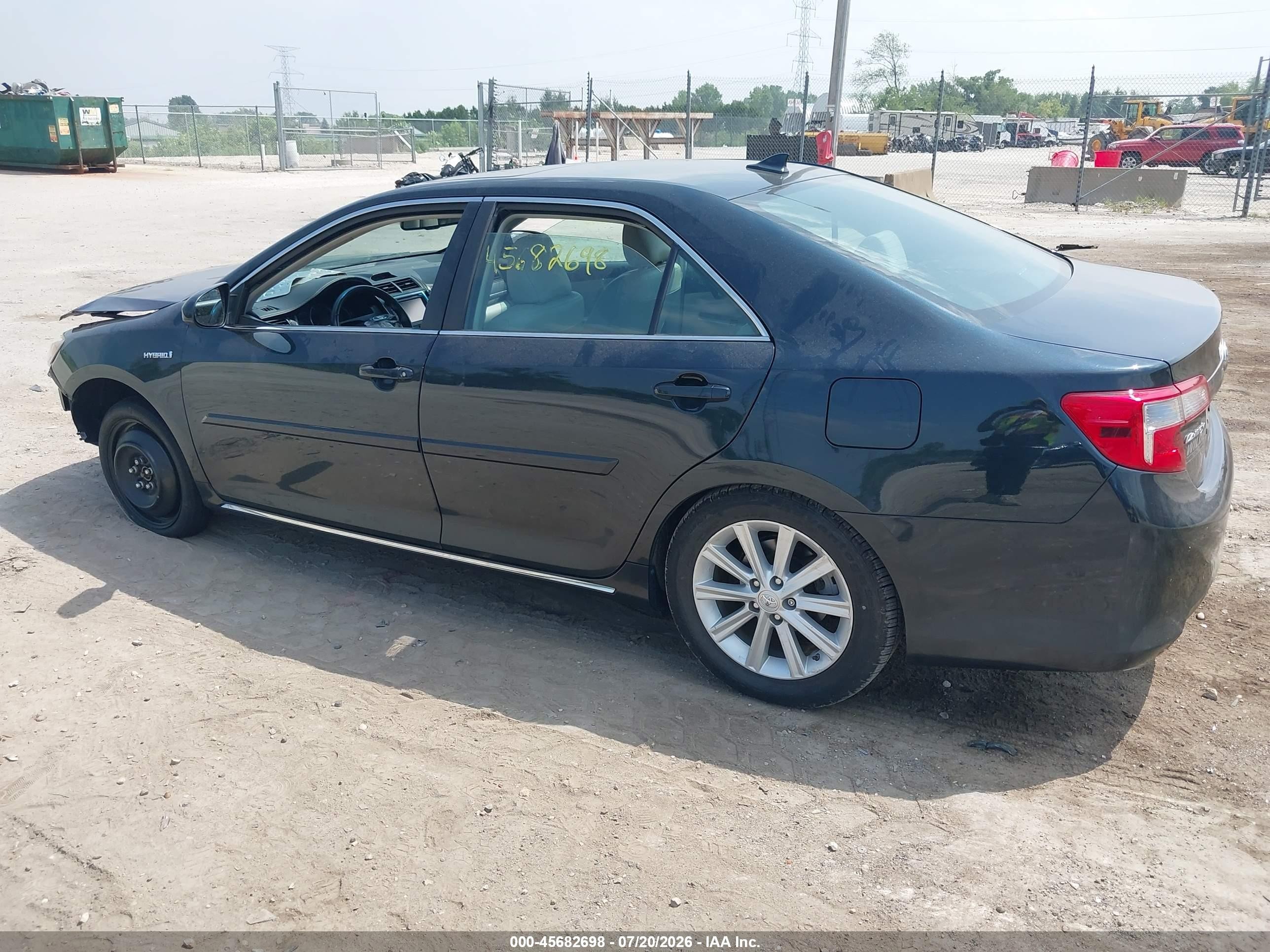 2014 Toyota Camry Hybrid Xle Blue vin: 4T1BD1FKXEU131962