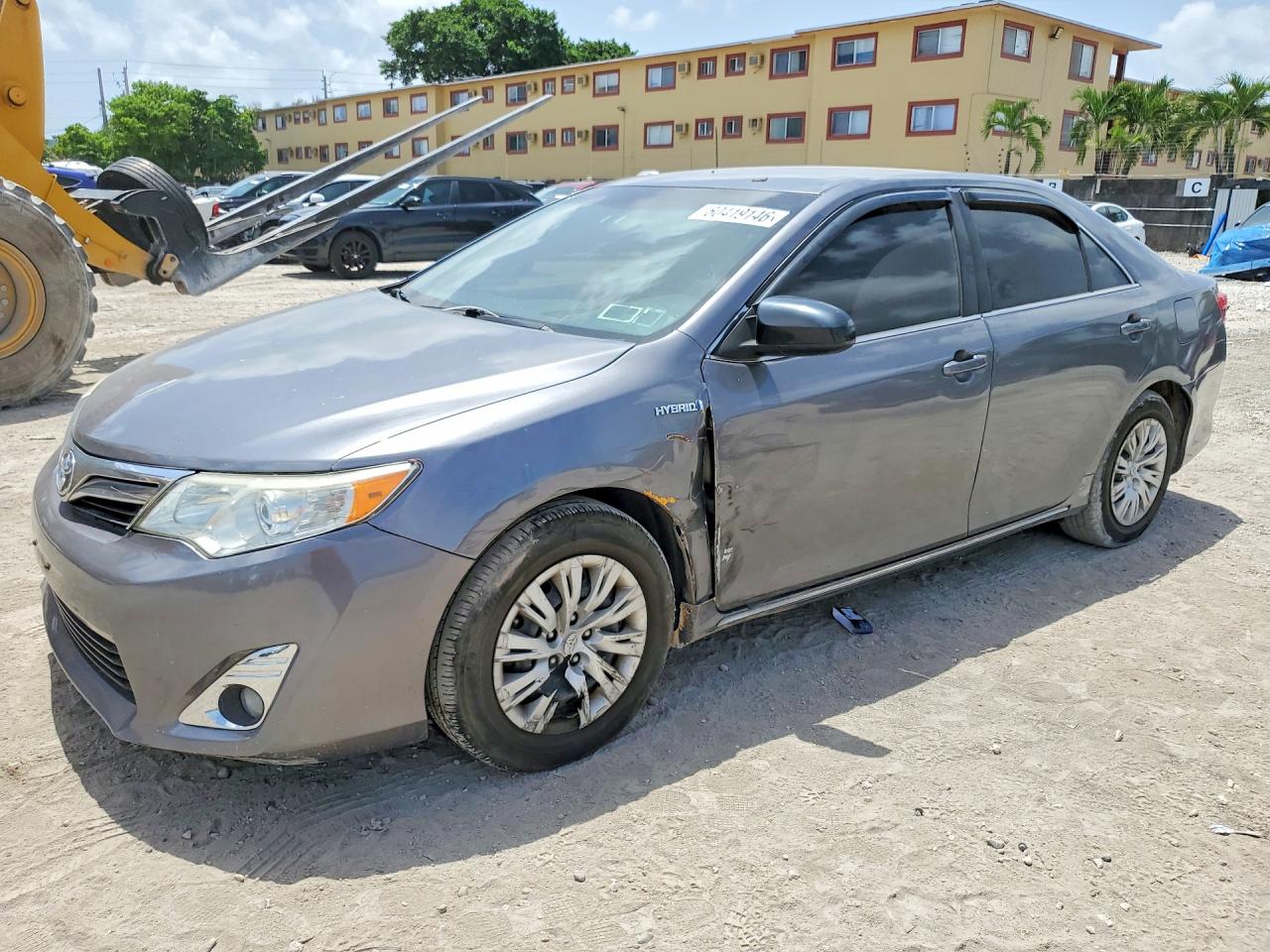2014 Toyota Camry Hybrid Le Silver vin: 4T1BD1FKXEU133484