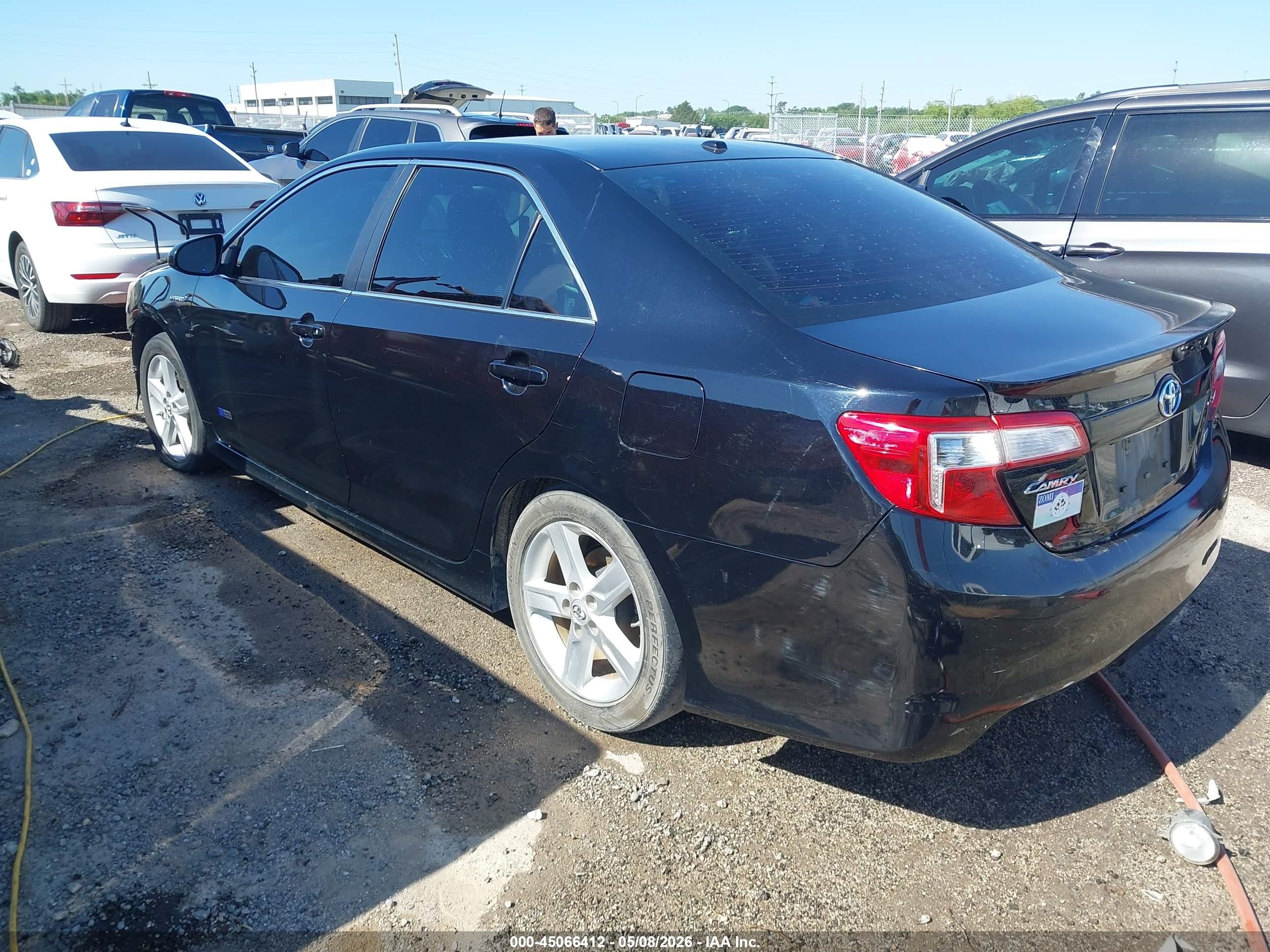 2014 Toyota Camry Hybrid Se Limited Edition Black vin: 4T1BD1FKXEU136885