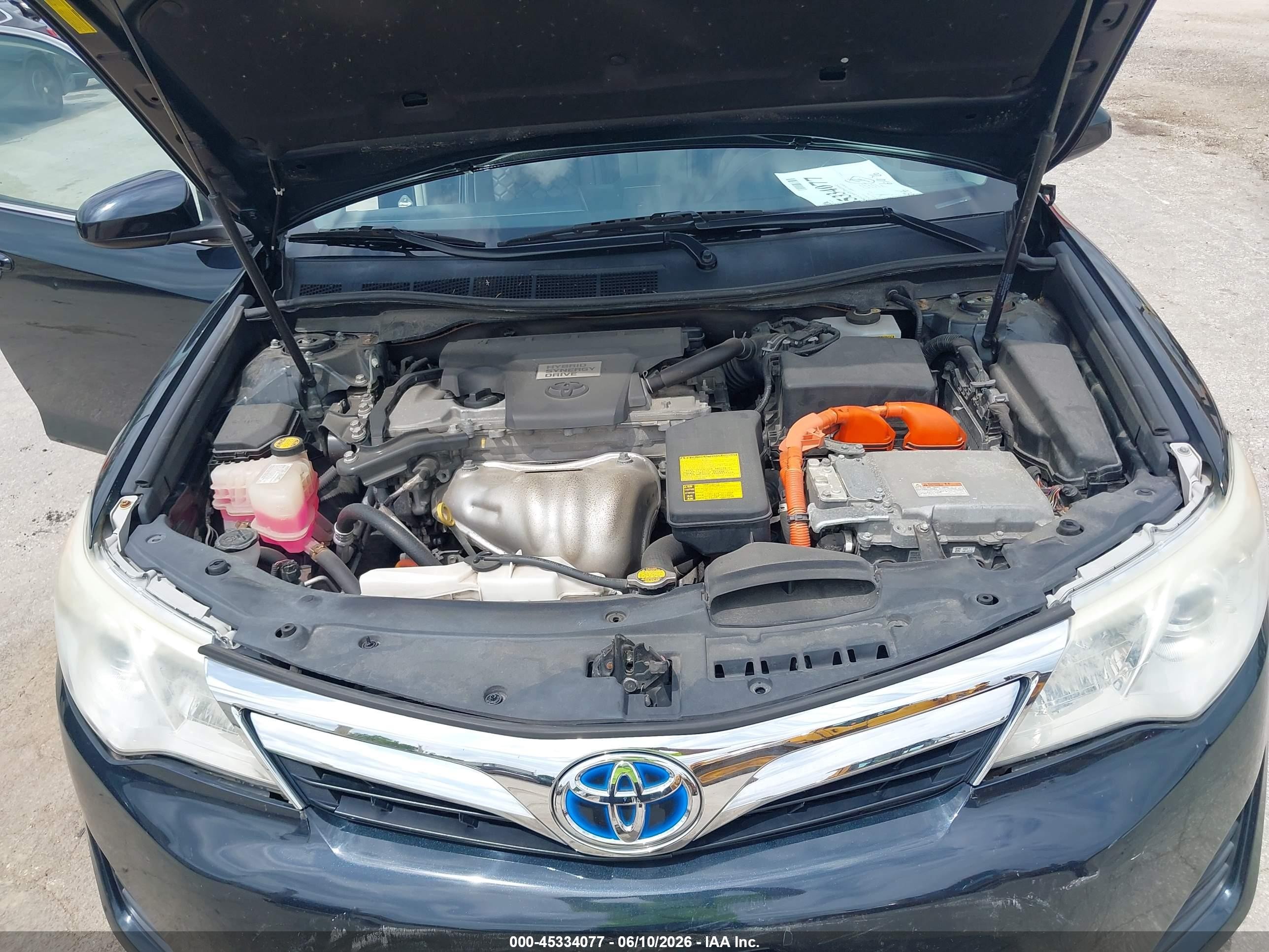 2014 Toyota Camry Hybrid Le Gray vin: 4T1BD1FKXEU137986