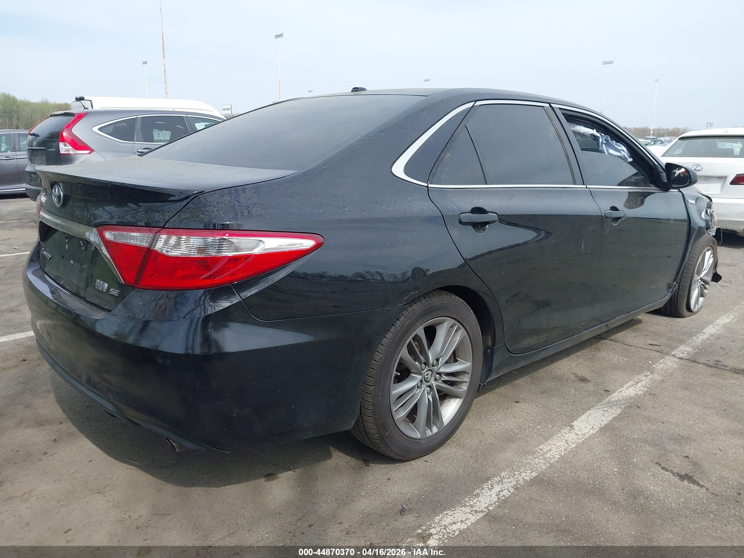 2015 Toyota Camry Hybrid Se Black vin: 4T1BD1FKXFU146186
