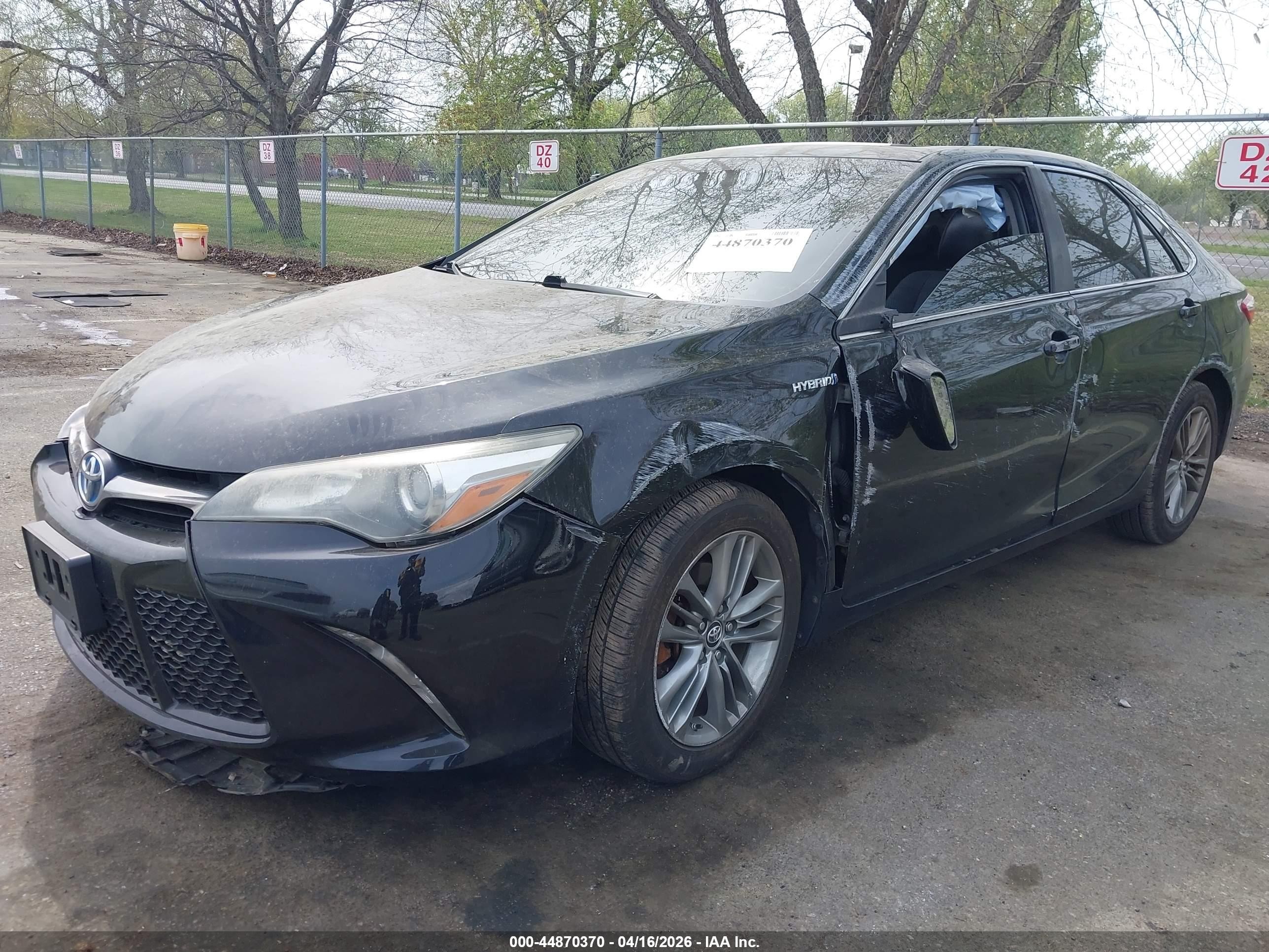 2015 Toyota Camry Hybrid Se Black vin: 4T1BD1FKXFU146186