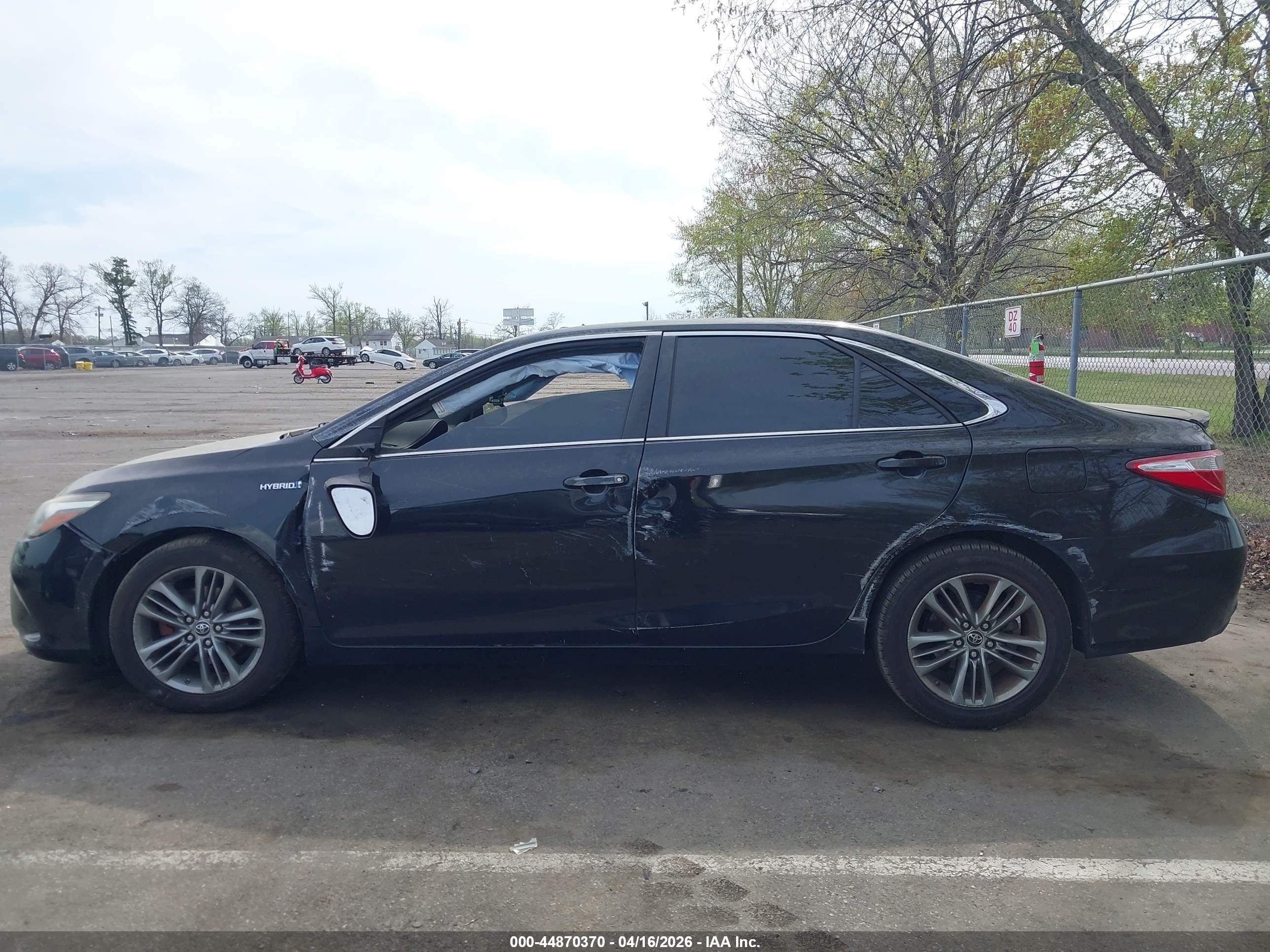 2015 Toyota Camry Hybrid Se Black vin: 4T1BD1FKXFU146186
