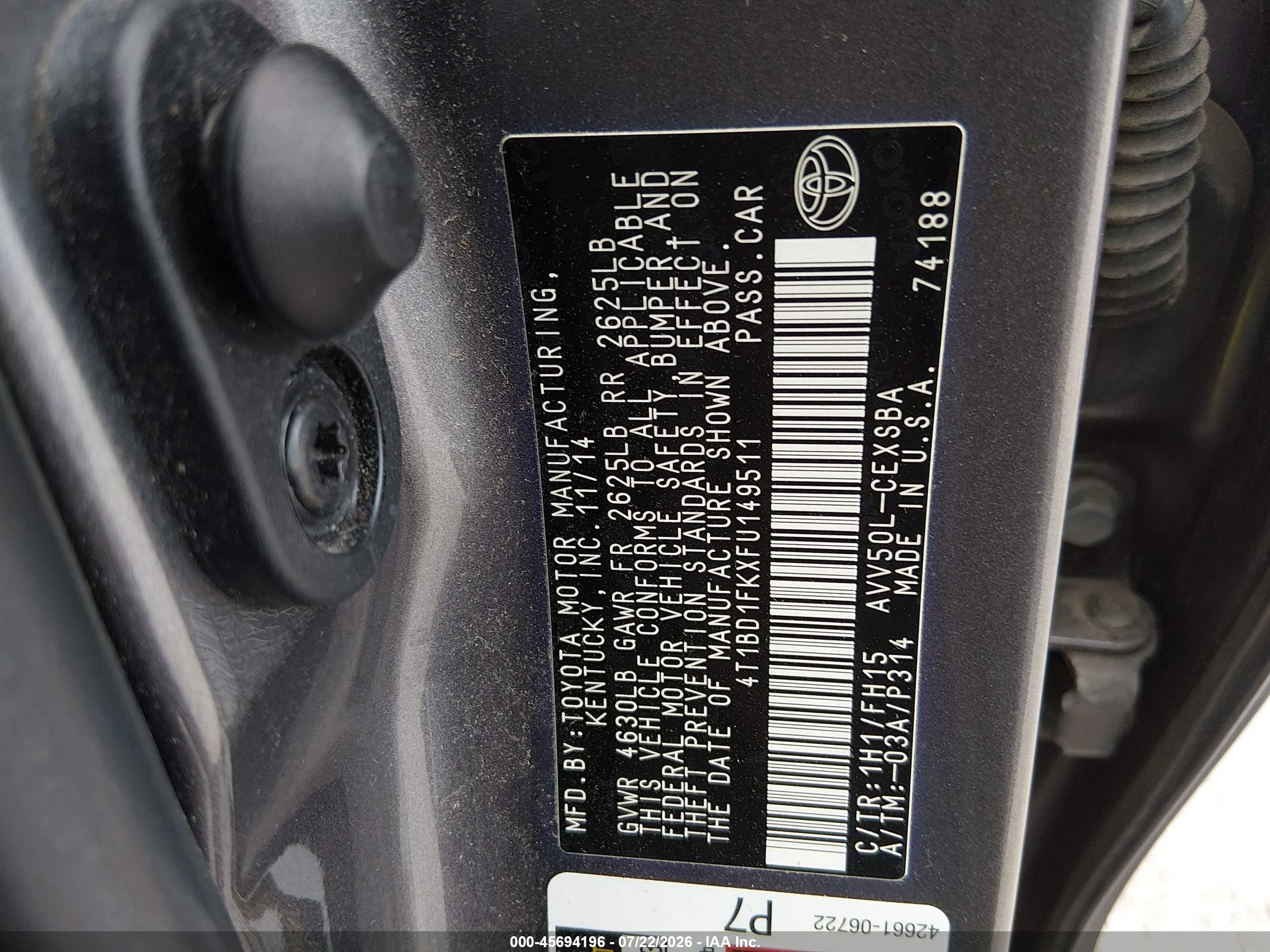 2015 Toyota Camry Hybrid Se Silver vin: 4T1BD1FKXFU149511