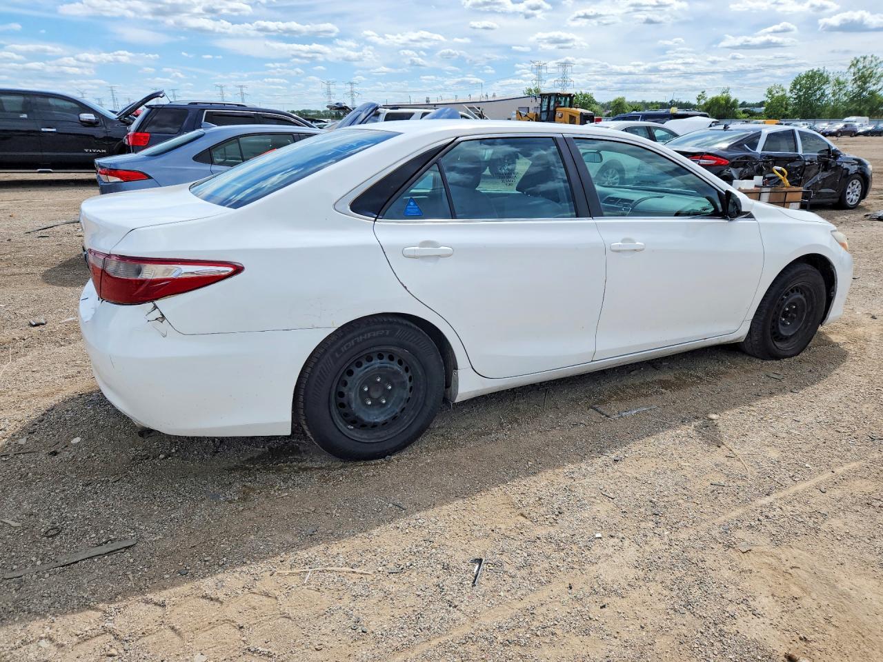 2015 Toyota Camry Hybrid Le White vin: 4T1BD1FKXFU157222