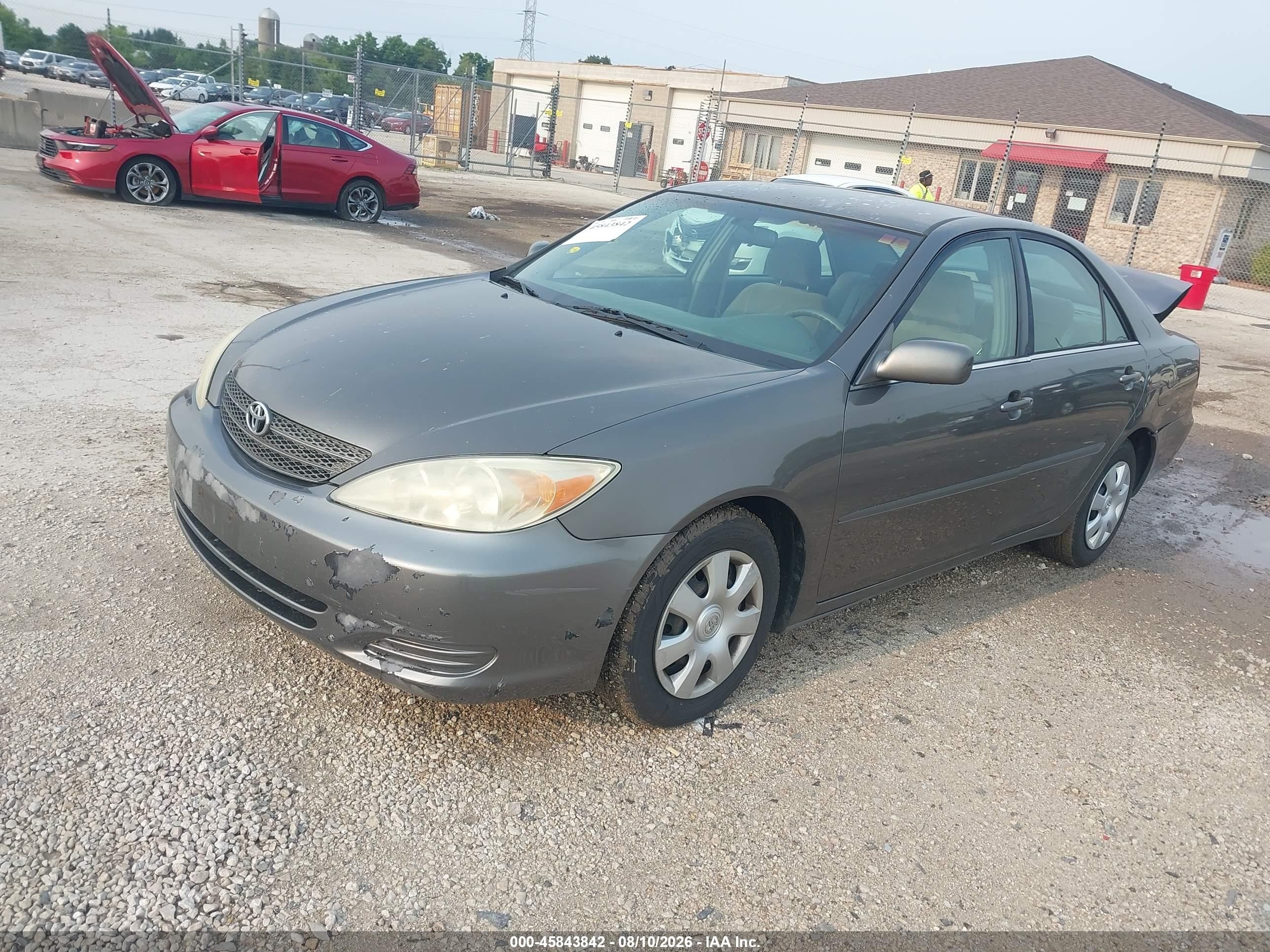 2002 Toyota Camry Le Gray vin: 4T1BE30K02U591435