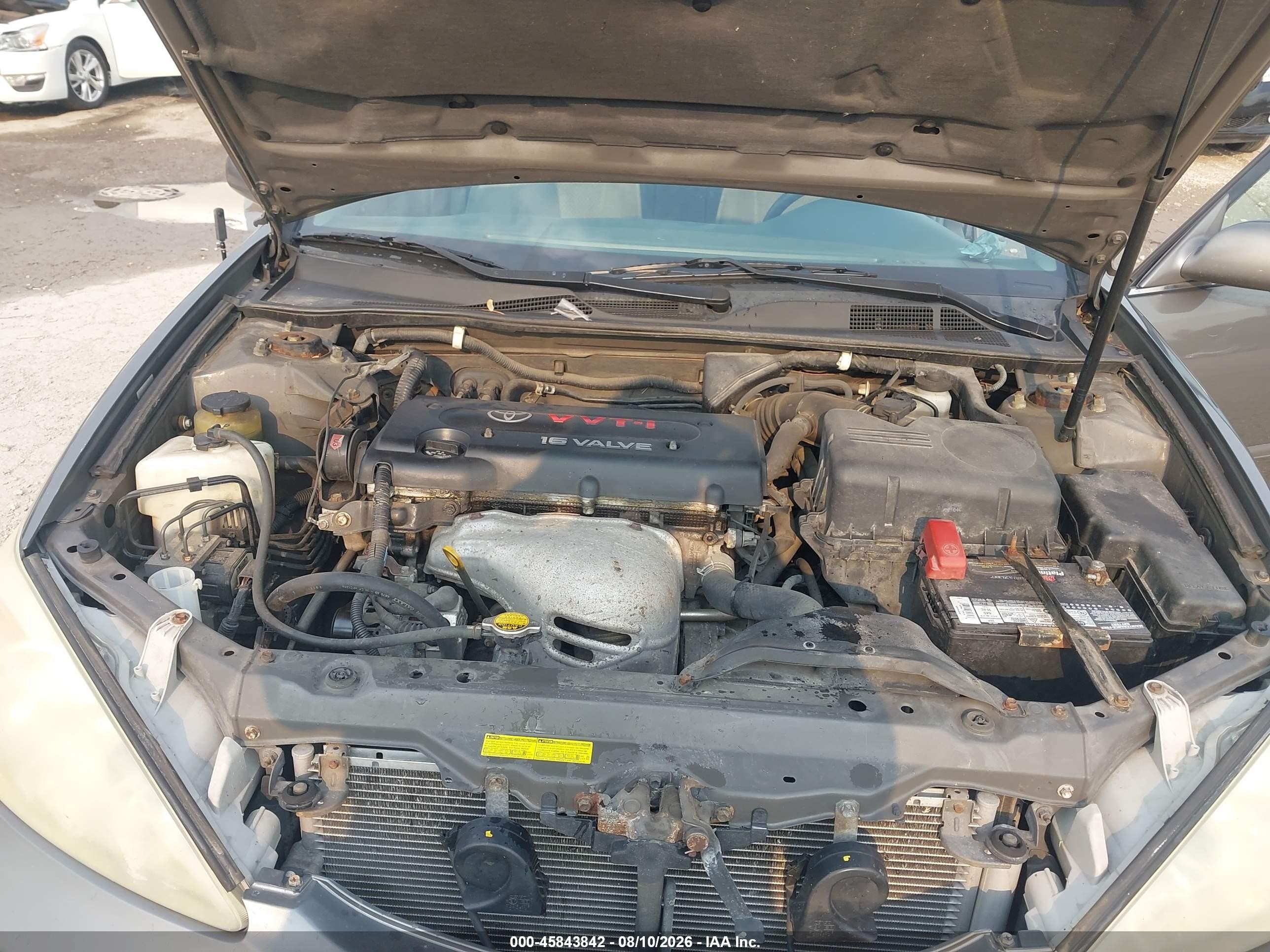 2002 Toyota Camry Le Gray vin: 4T1BE30K02U591435