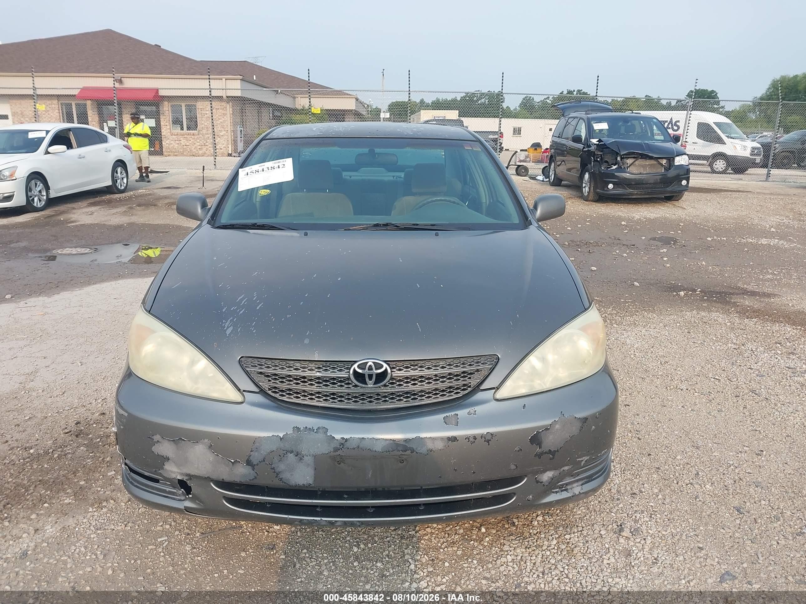2002 Toyota Camry Le Gray vin: 4T1BE30K02U591435