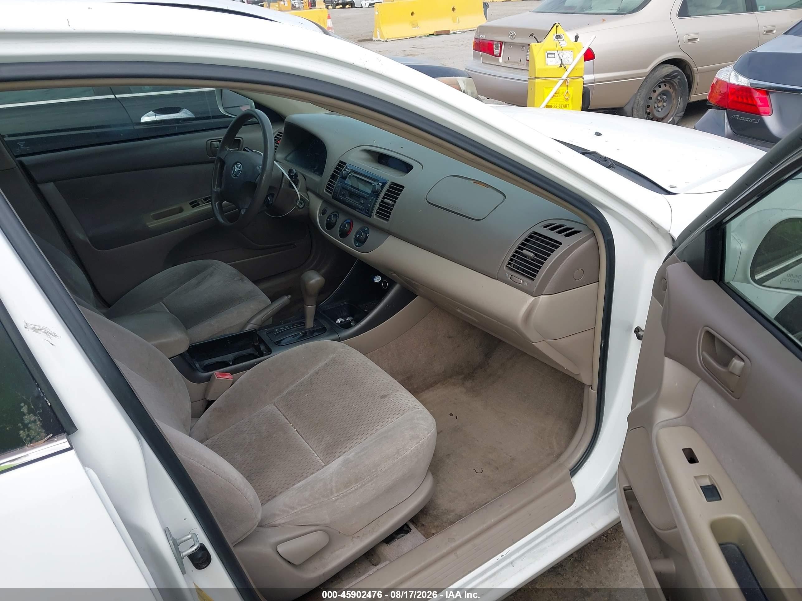 2003 Toyota Camry Le Белый vin: 4T1BE30K03U224861