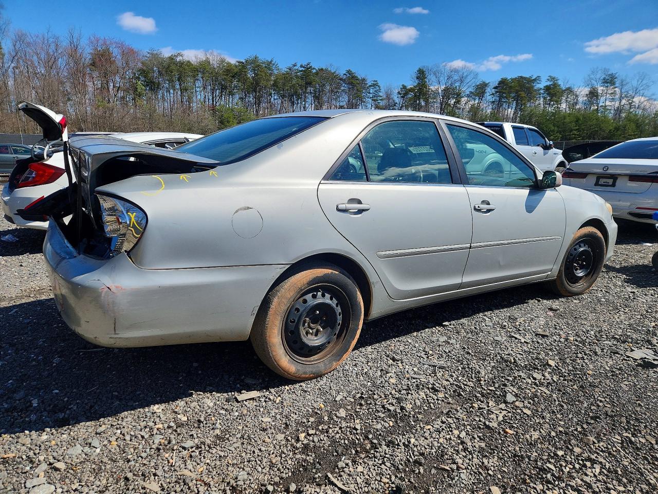 2003 Toyota Camry Xle Silver vin: 4T1BE30K03U696560
