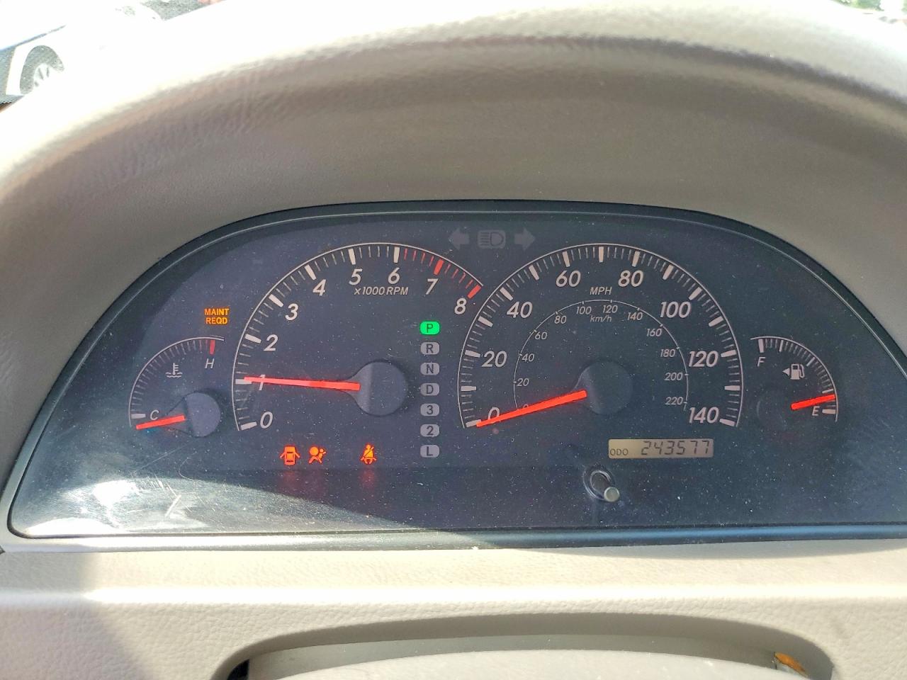 2005 Toyota Camry Le Blue vin: 4T1BE30K05U382748