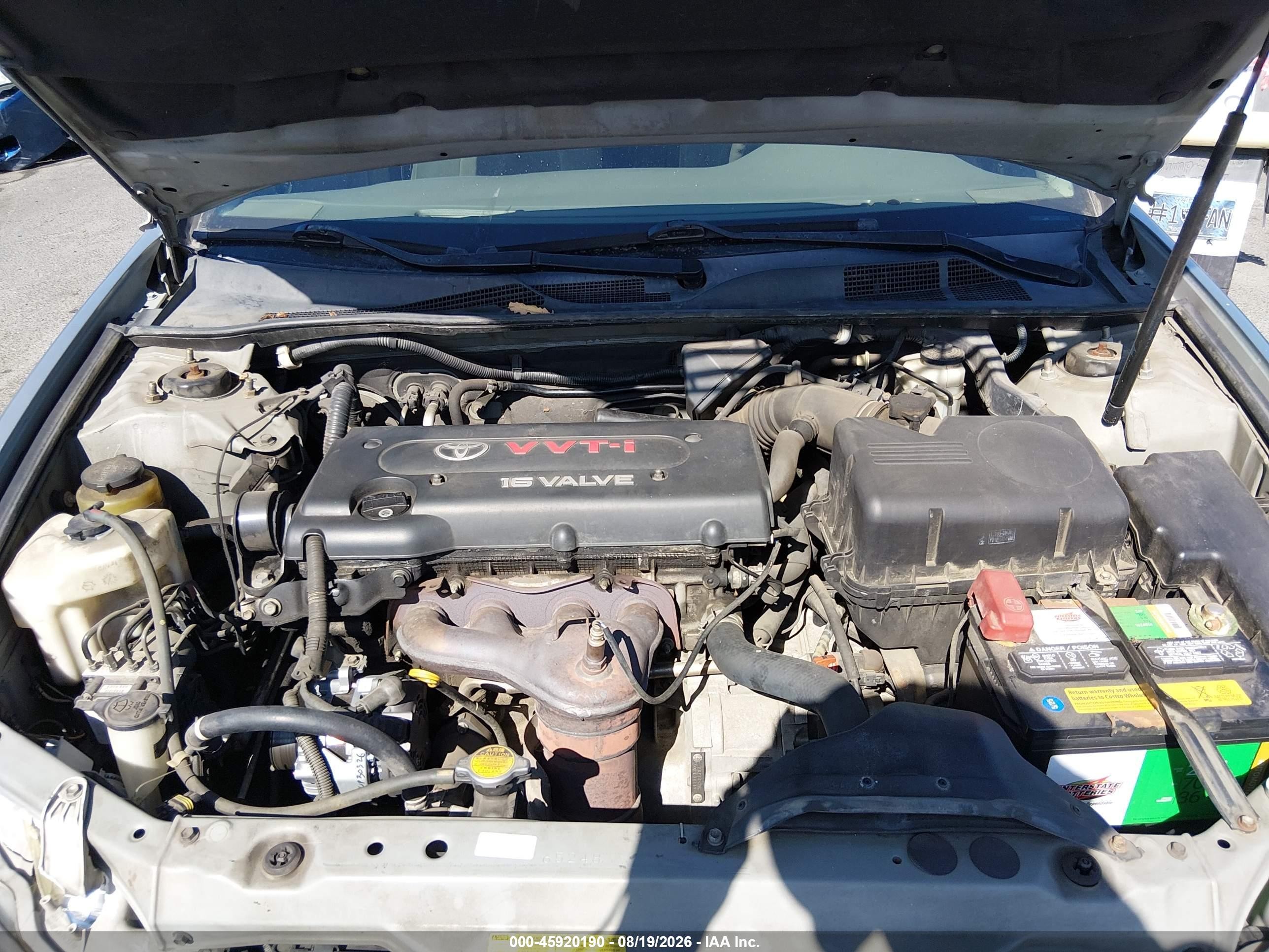 2005 Toyota Camry Le Gray vin: 4T1BE30K05U522202
