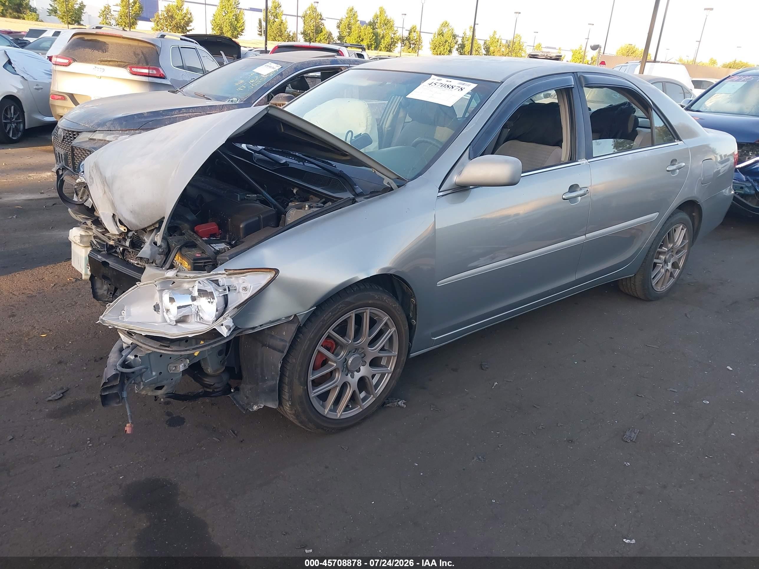 2006 Toyota Camry Le Gray vin: 4T1BE30K06U663210
