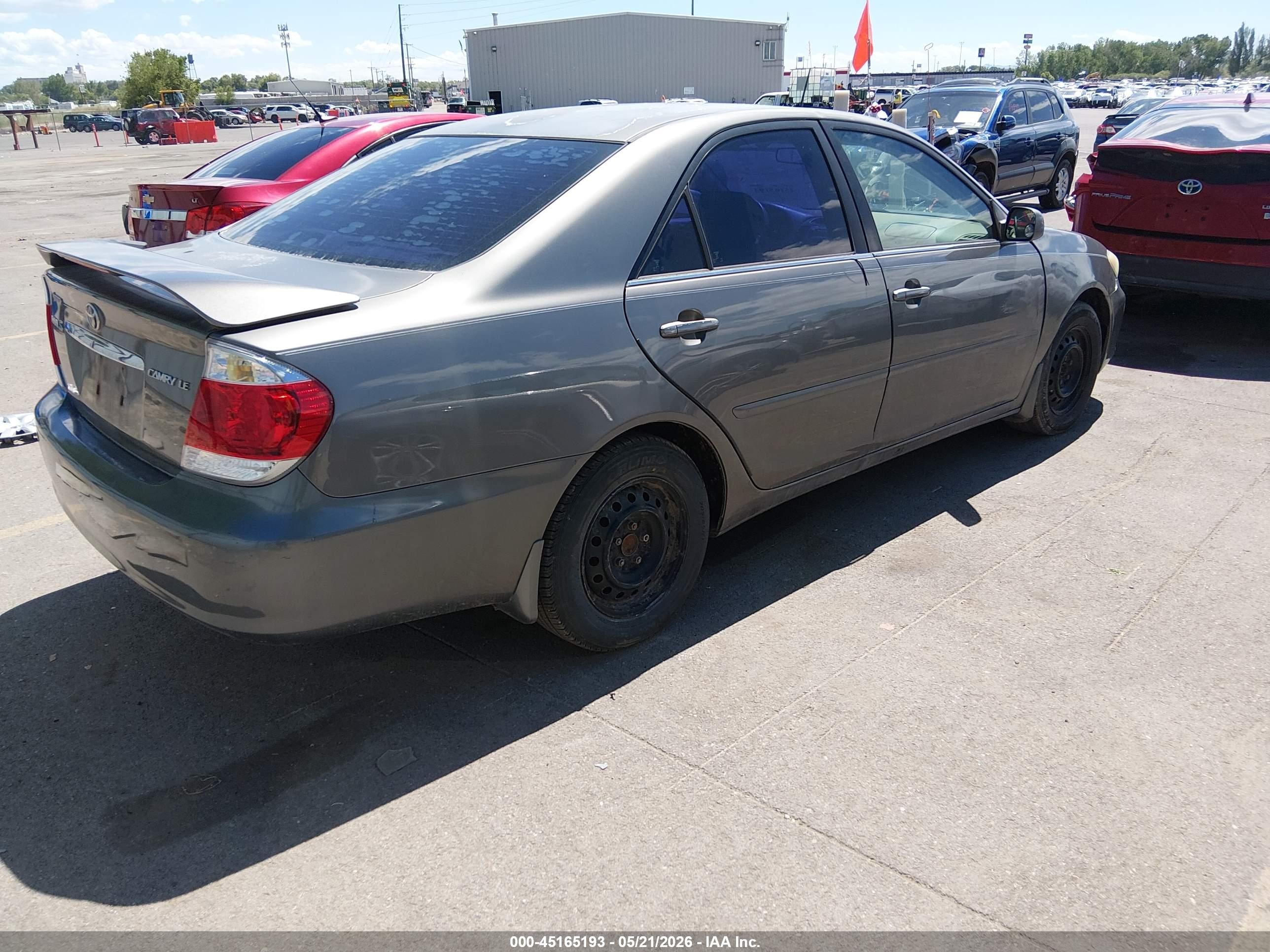 2006 Toyota Camry Le Серый vin: 4T1BE30K06U742182