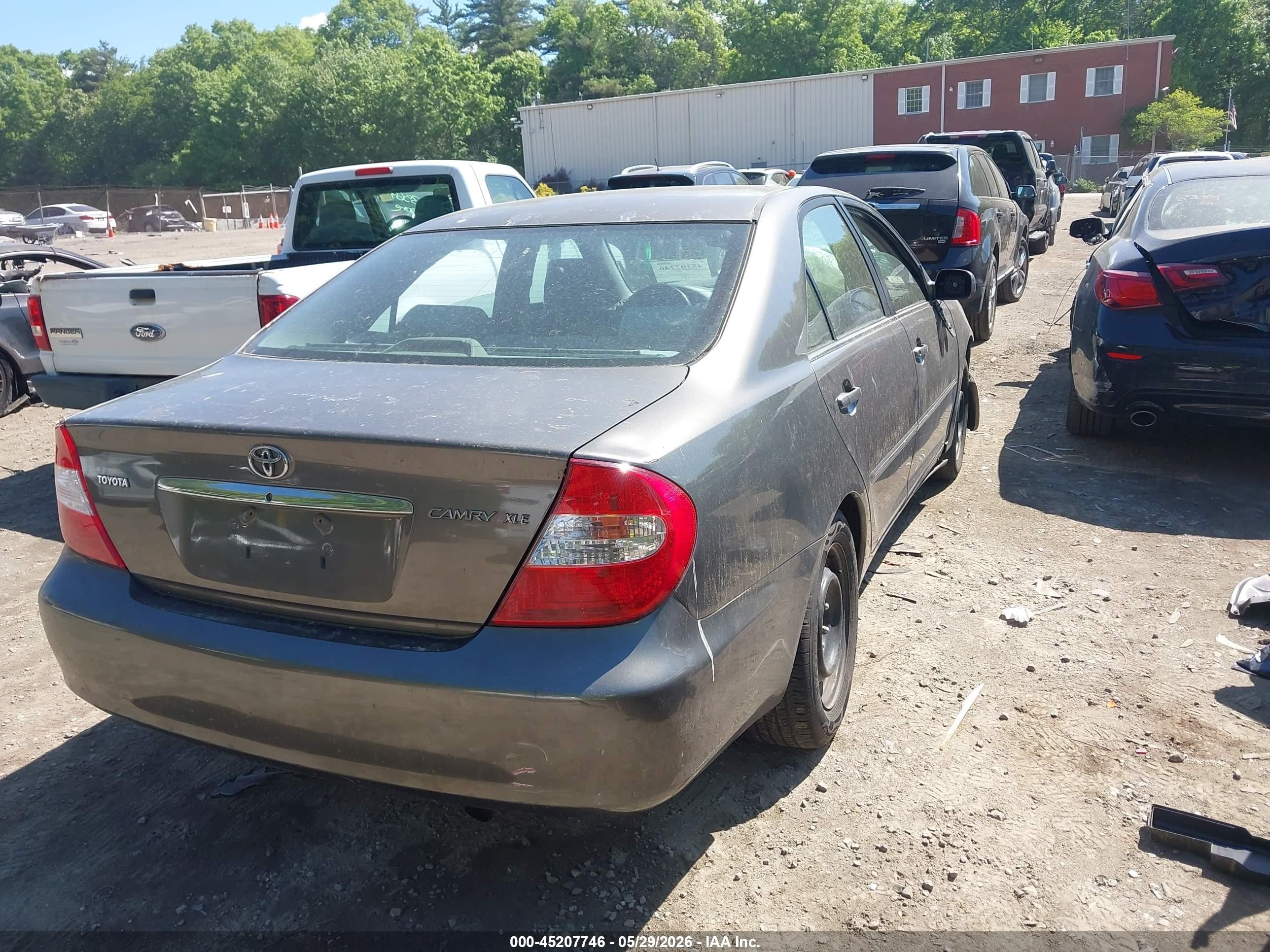 2002 Toyota Camry Xle Gray vin: 4T1BE30K12U520941