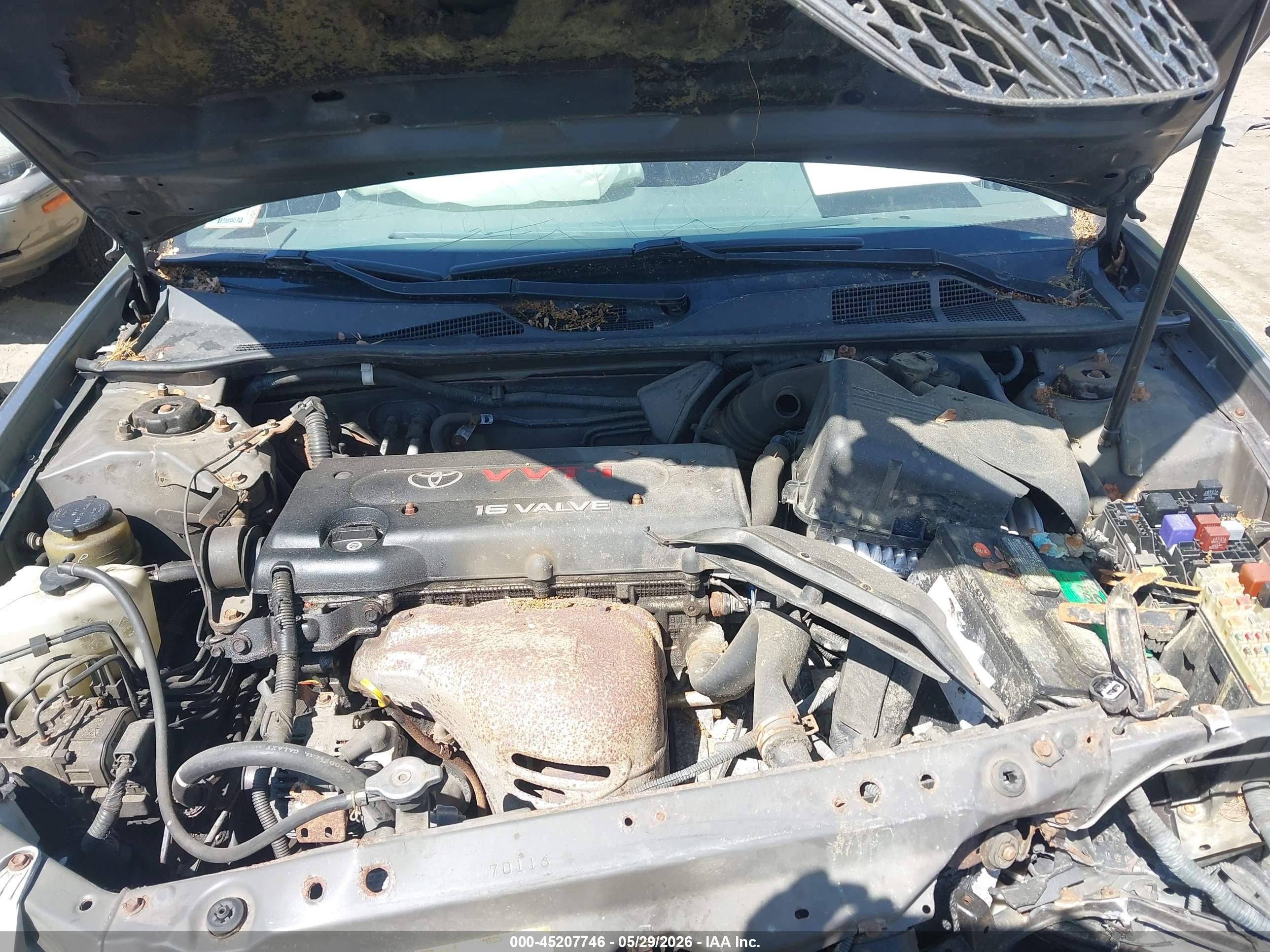 2002 Toyota Camry Xle Gray vin: 4T1BE30K12U520941