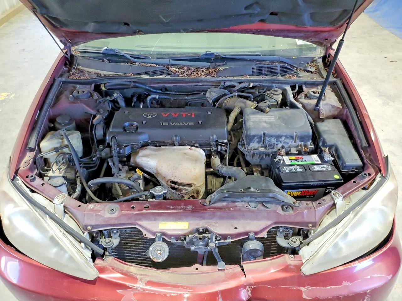 2003 Toyota Camry Xle Burgundy vin: 4T1BE30K13U186475