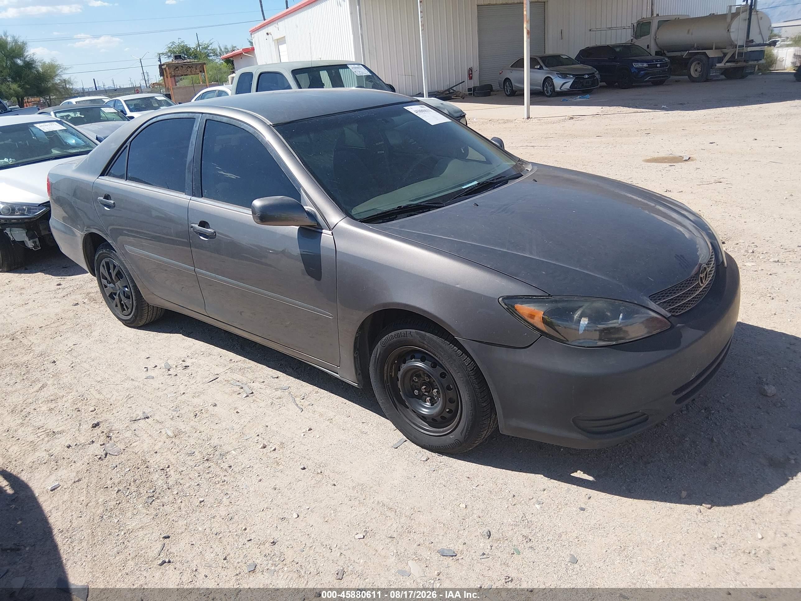 2003 Toyota Camry Le Gray vin: 4T1BE30K13U783447