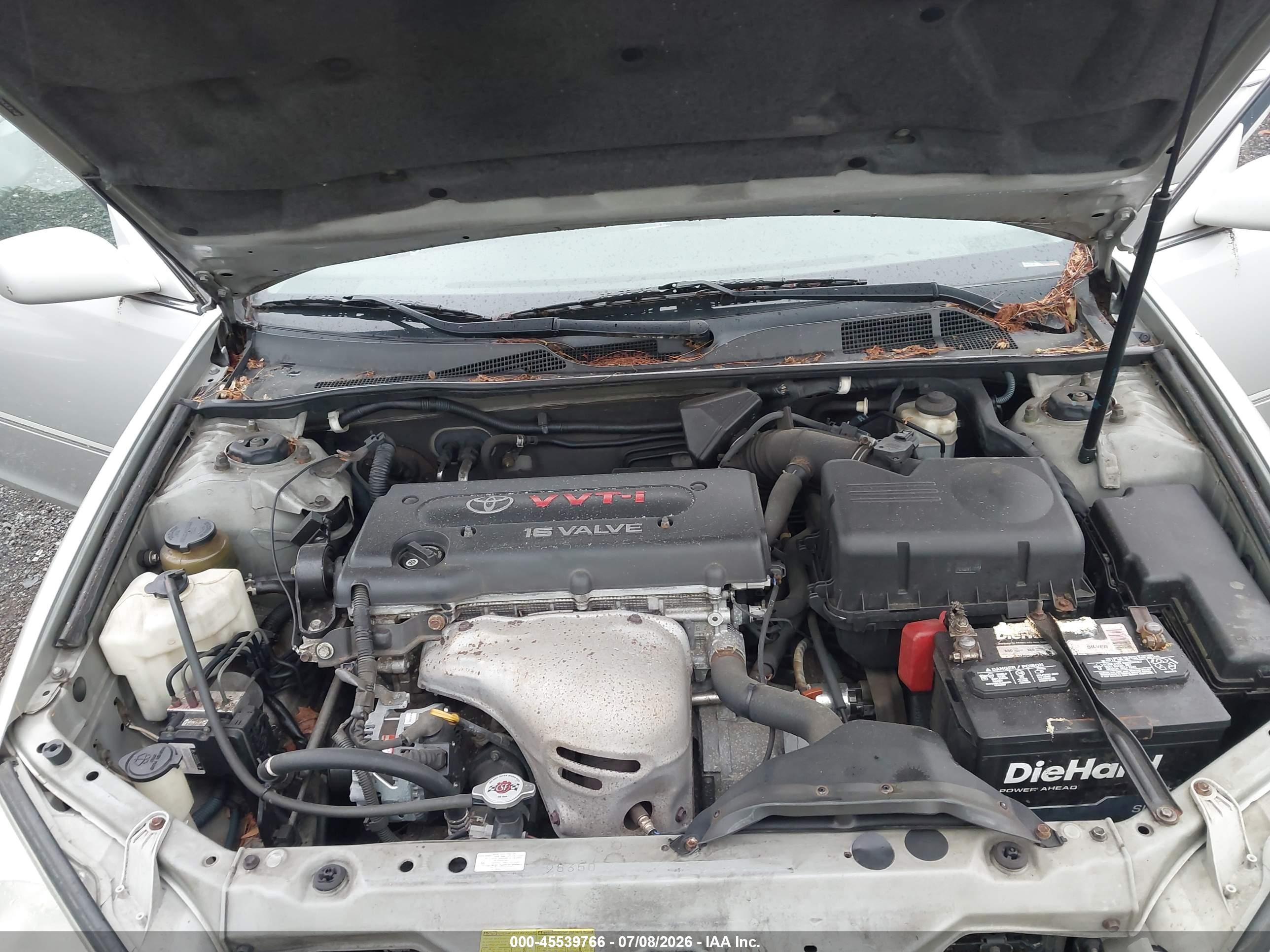 2004 Toyota Camry Xle Silver vin: 4T1BE30K14U861324