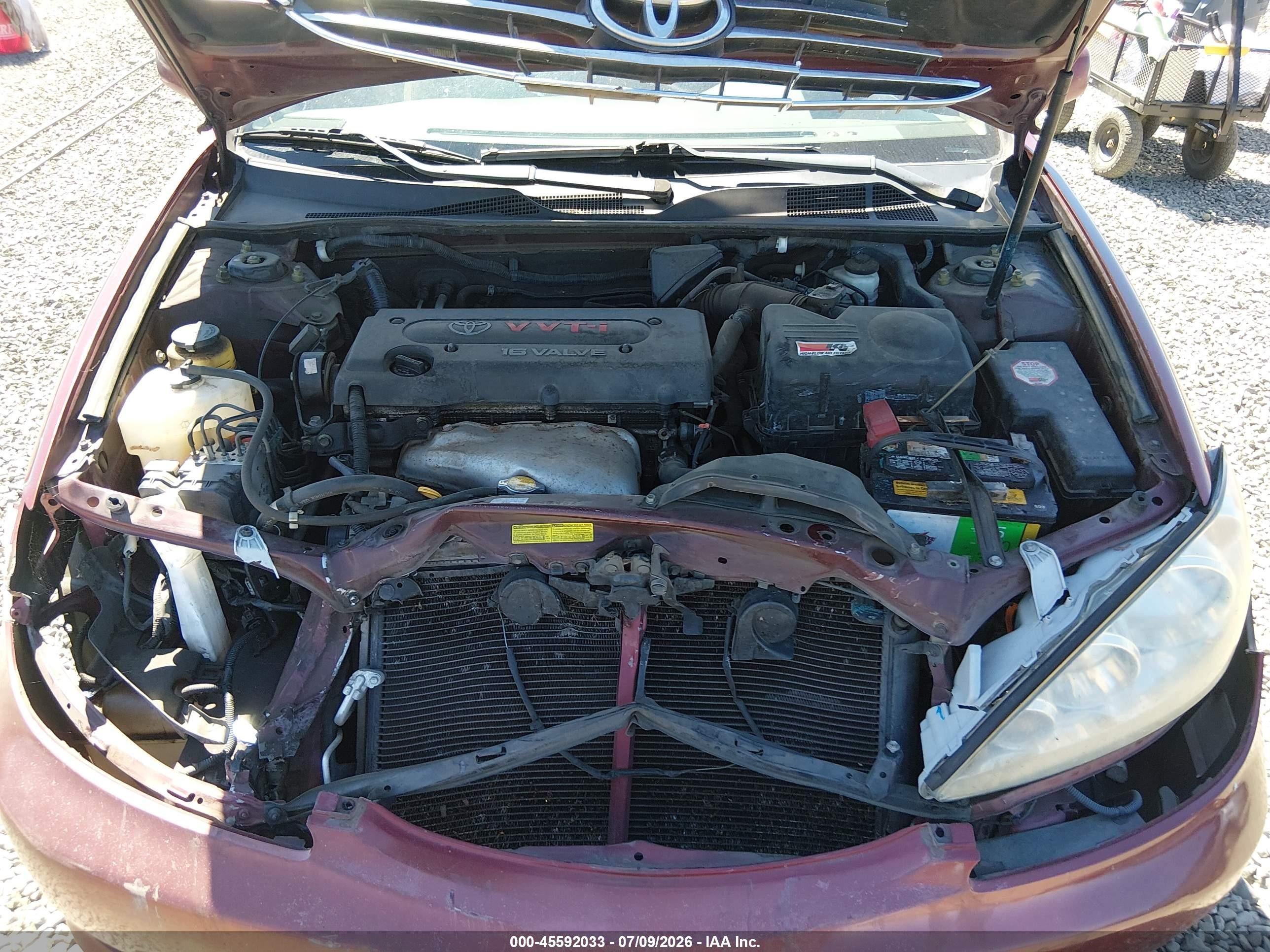 2005 Toyota Camry Xle Красный vin: 4T1BE30K15U051824