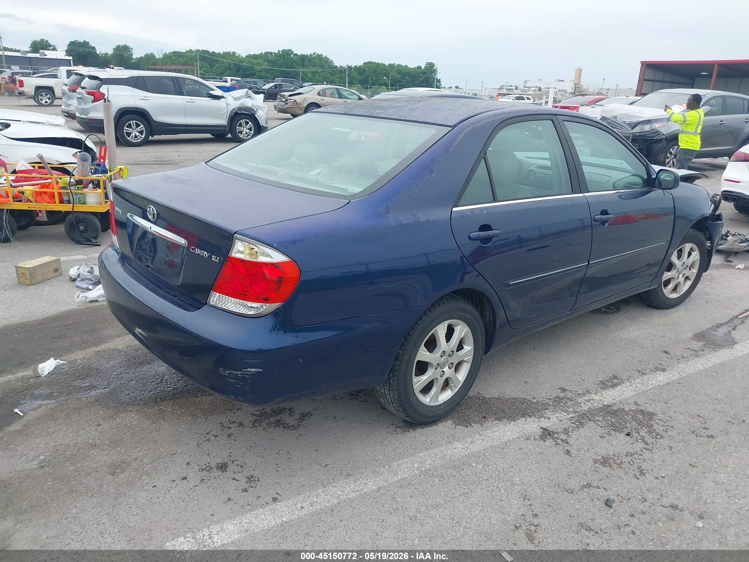 2006 Toyota Camry Xle Blue vin: 4T1BE30K16U135773