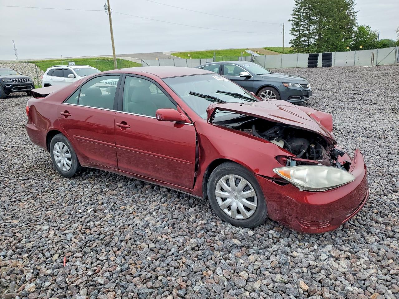 2006 Toyota Camry Le Red vin: 4T1BE30K16U154758