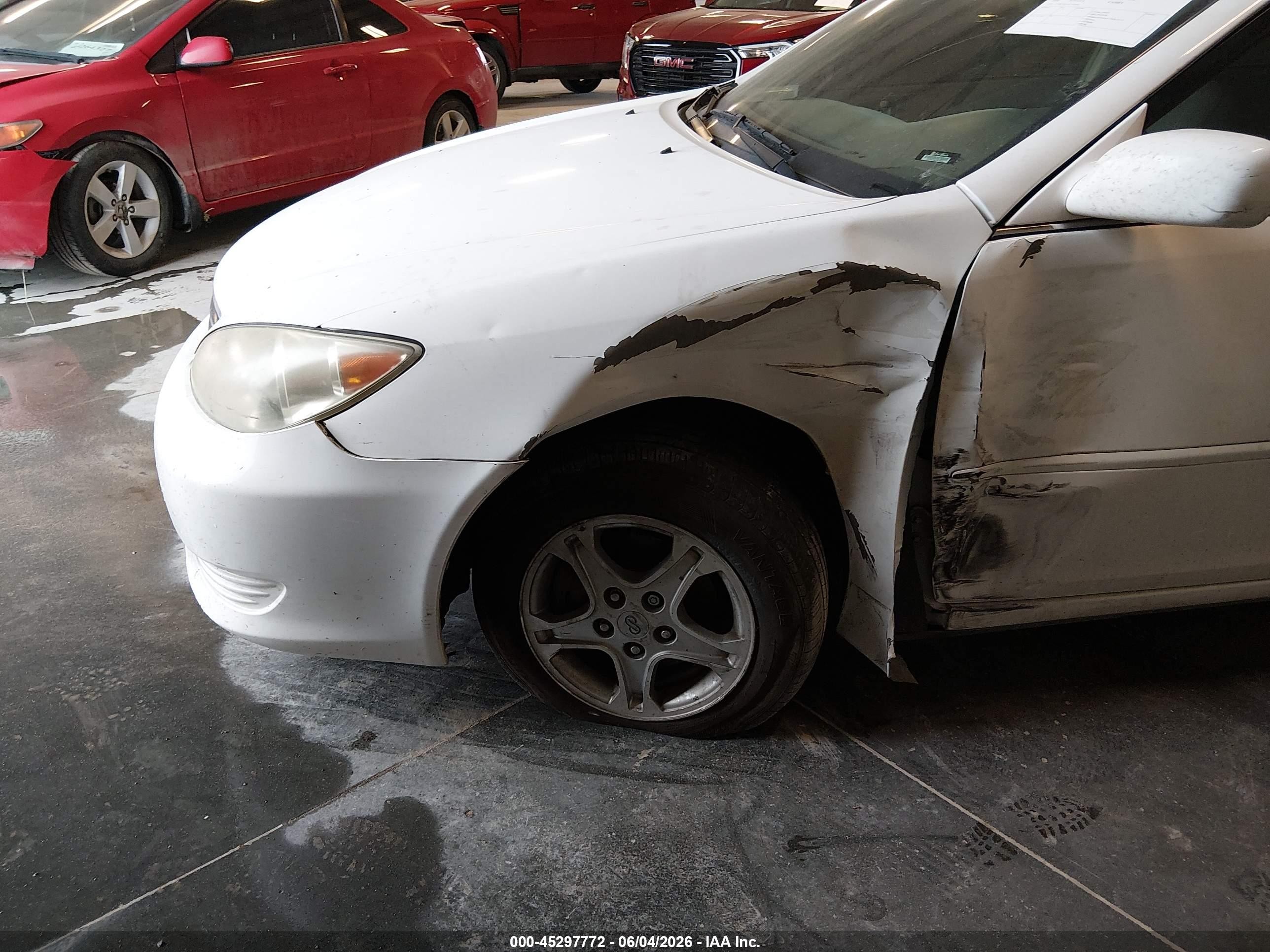 2006 Toyota Camry Le Белый vin: 4T1BE30K16U744443