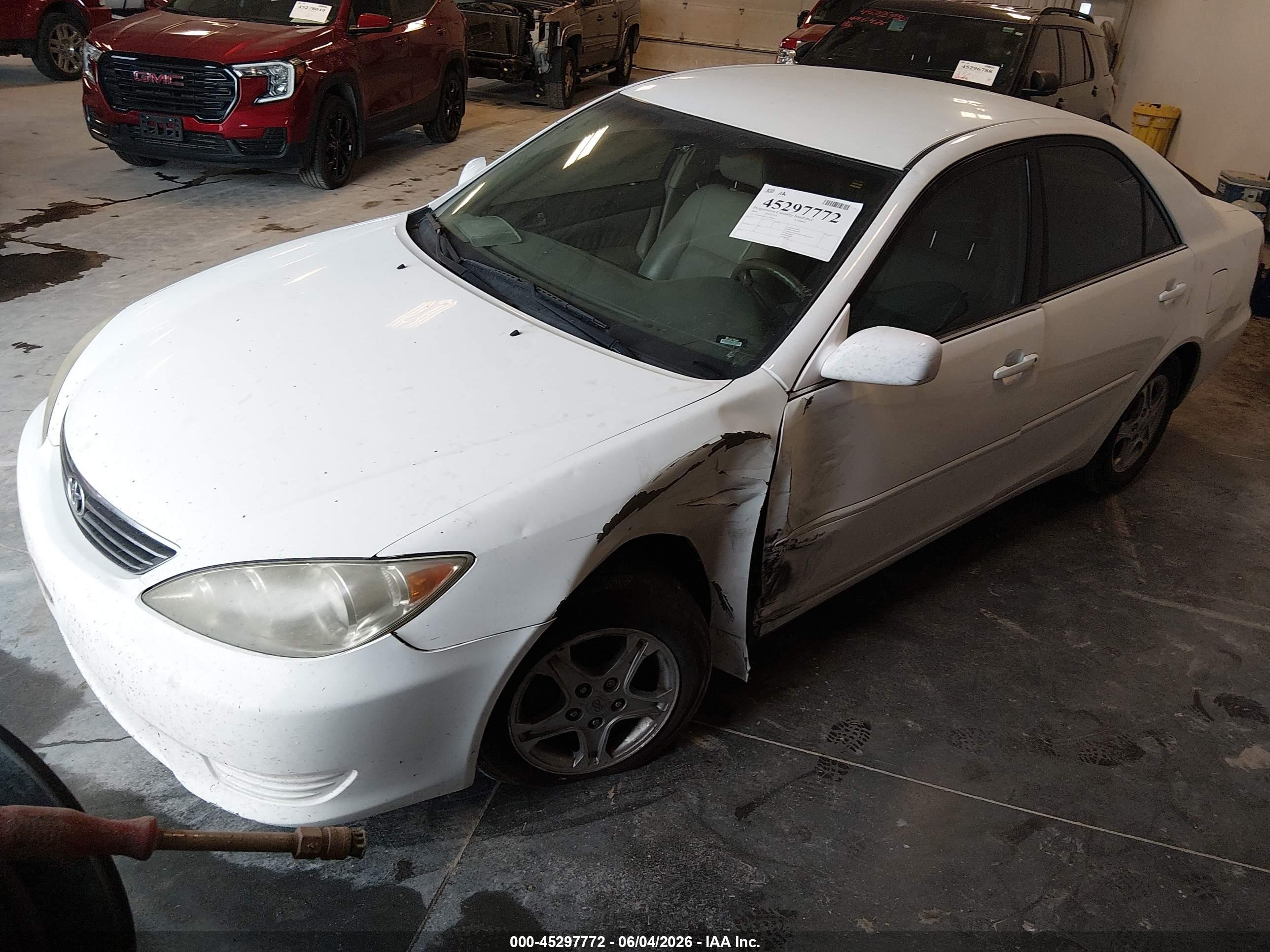 2006 Toyota Camry Le Белый vin: 4T1BE30K16U744443
